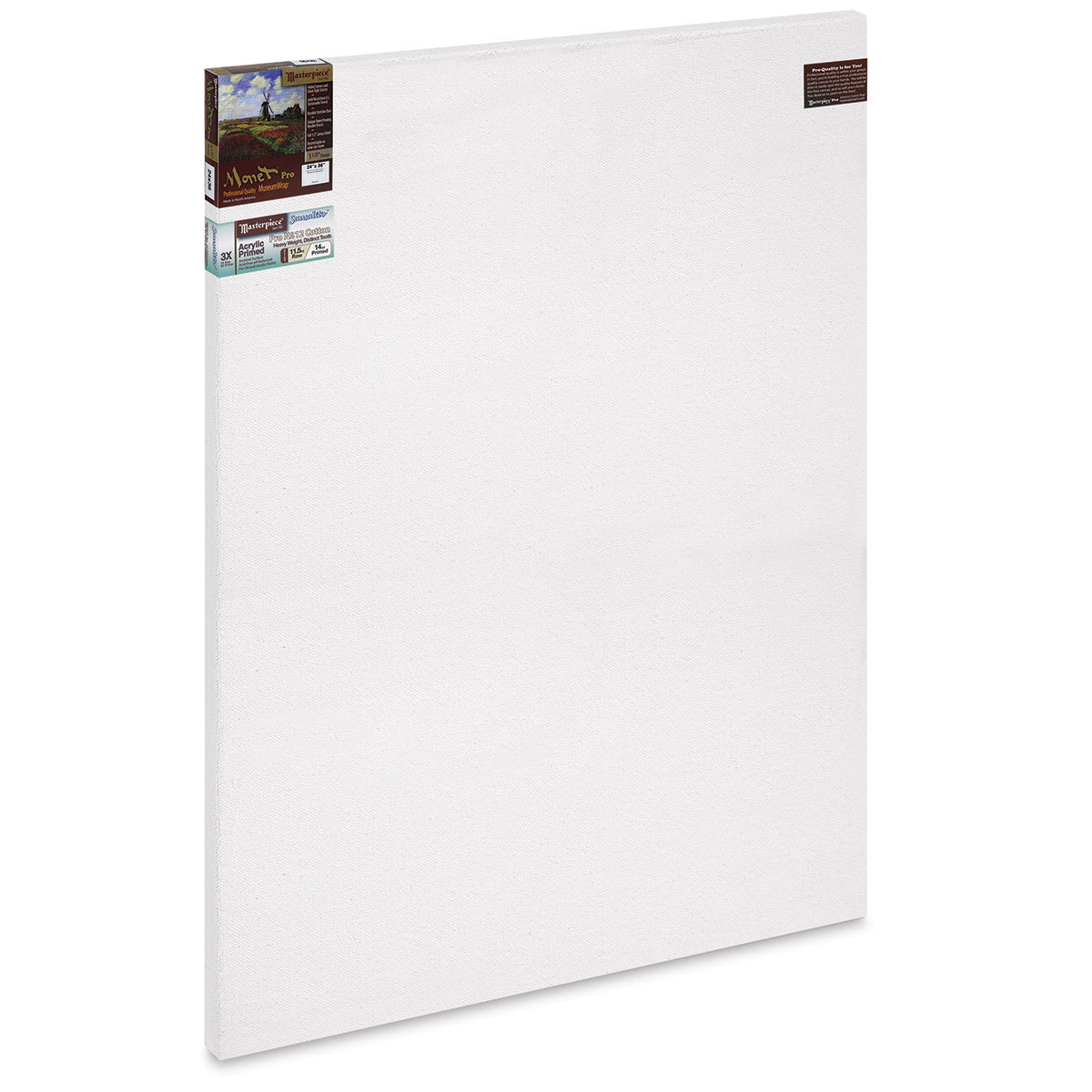 Masterpiece Monet Pro Sausalito Cotton Canvas - 24" x 36", Acrylic-Primed