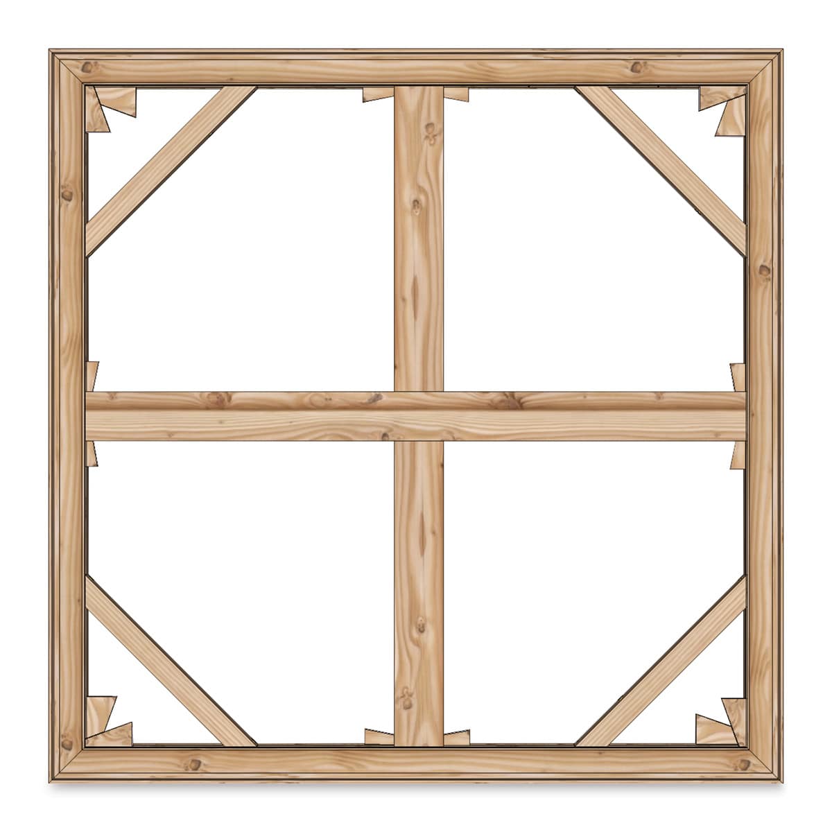 Masterpiece B2 Stretcher Kit with Braces - 40" x 60", With Brace