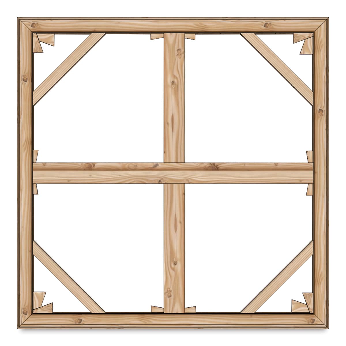 Masterpiece B2 Stretcher Kit with Braces - 60" x 60", With Brace