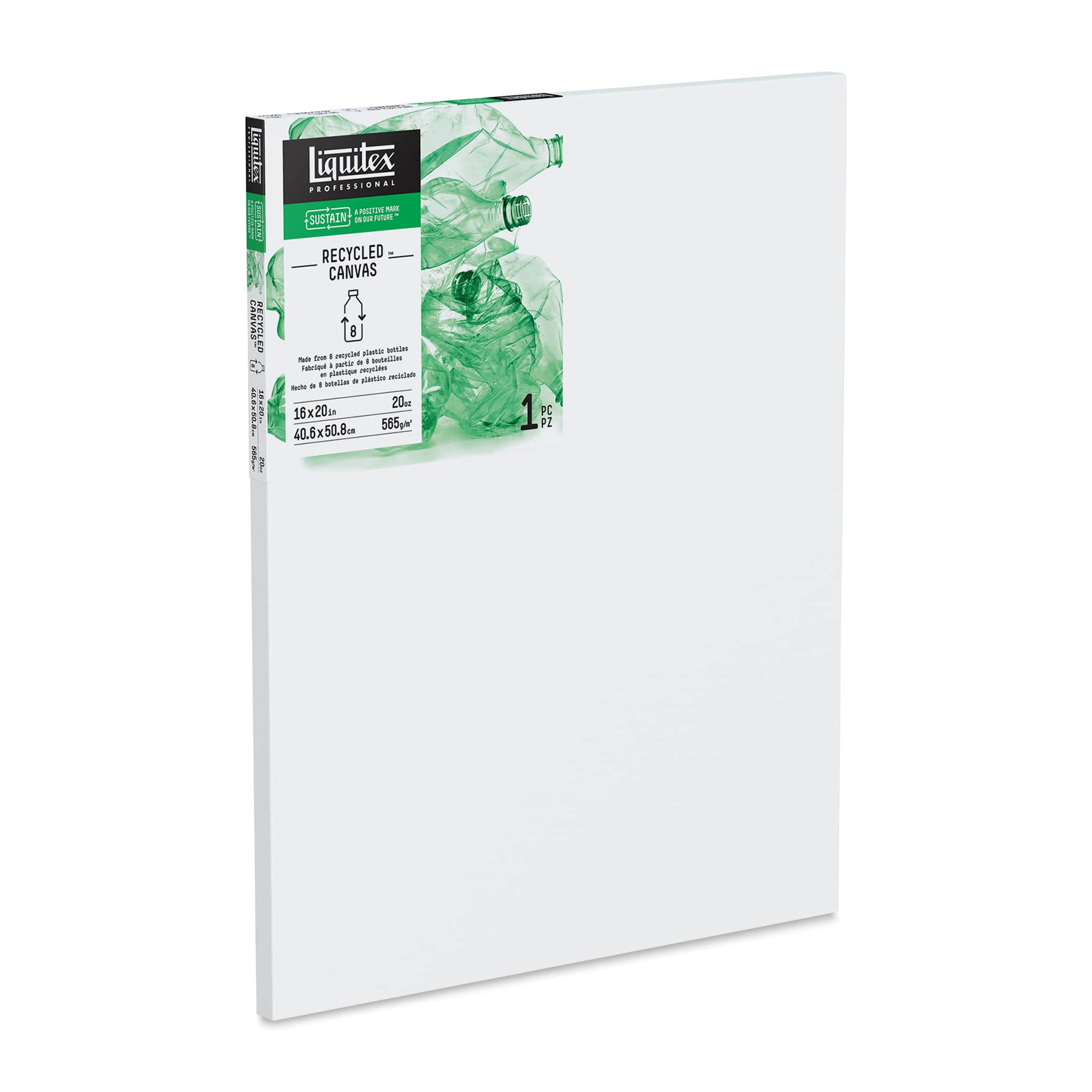 Liquitex Recycled Stretched Canvas - 16" x 20", 3/4" Traditional Profile