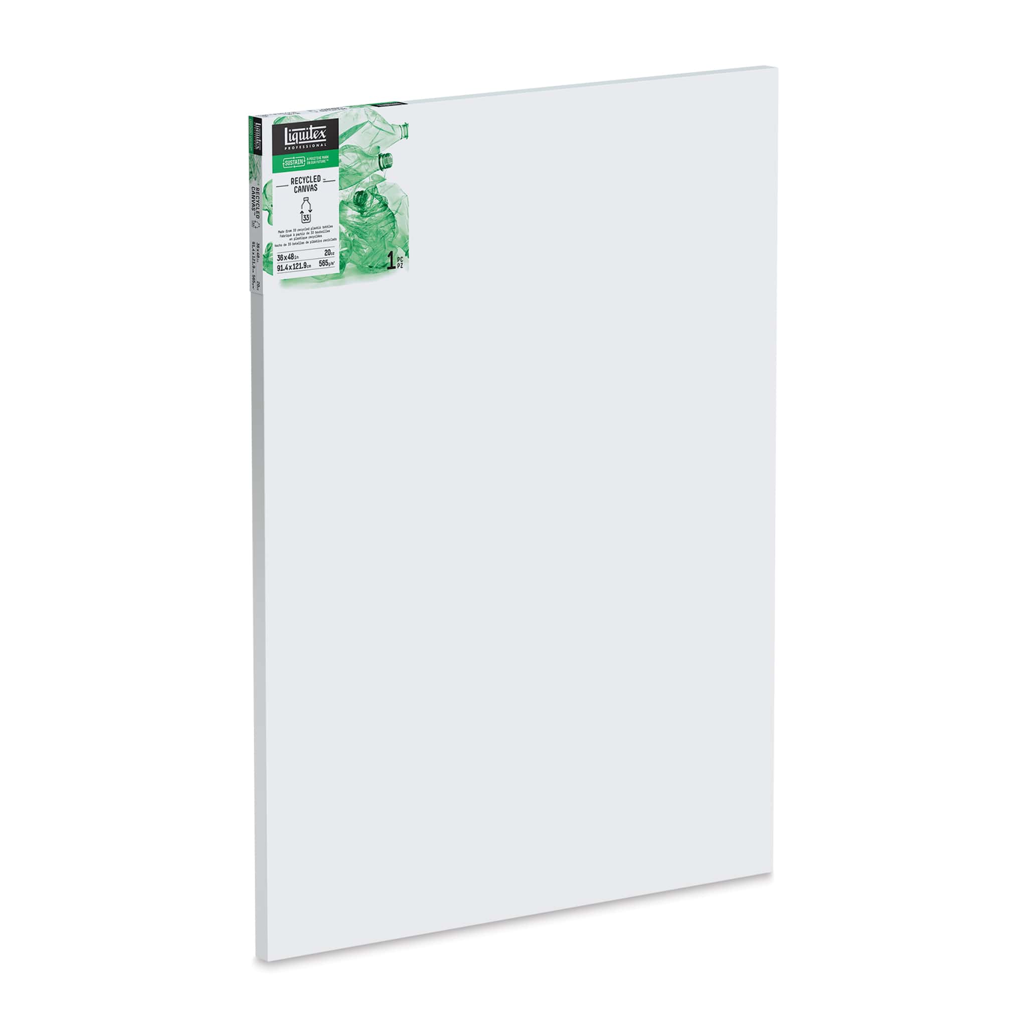 Liquitex Recycled Stretched Canvas - 36" x 48", 1-3/8" Deep Edge Profile