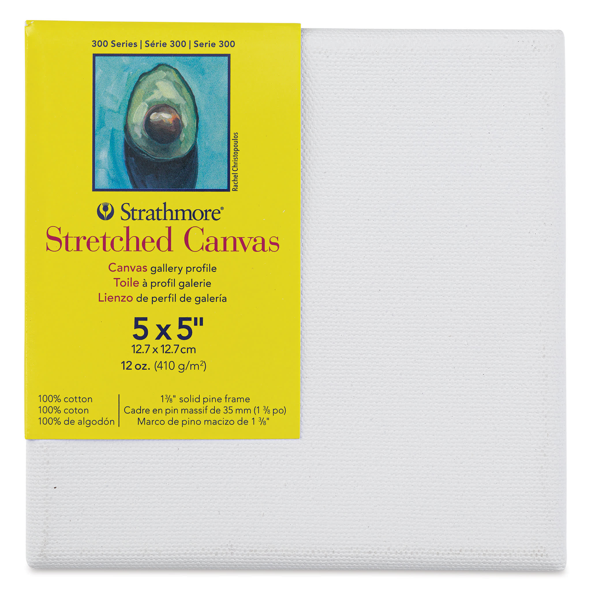 Strathmore 300 Series Stretched Cotton Canvas - 1-3/8" Profile, 5" x 5"