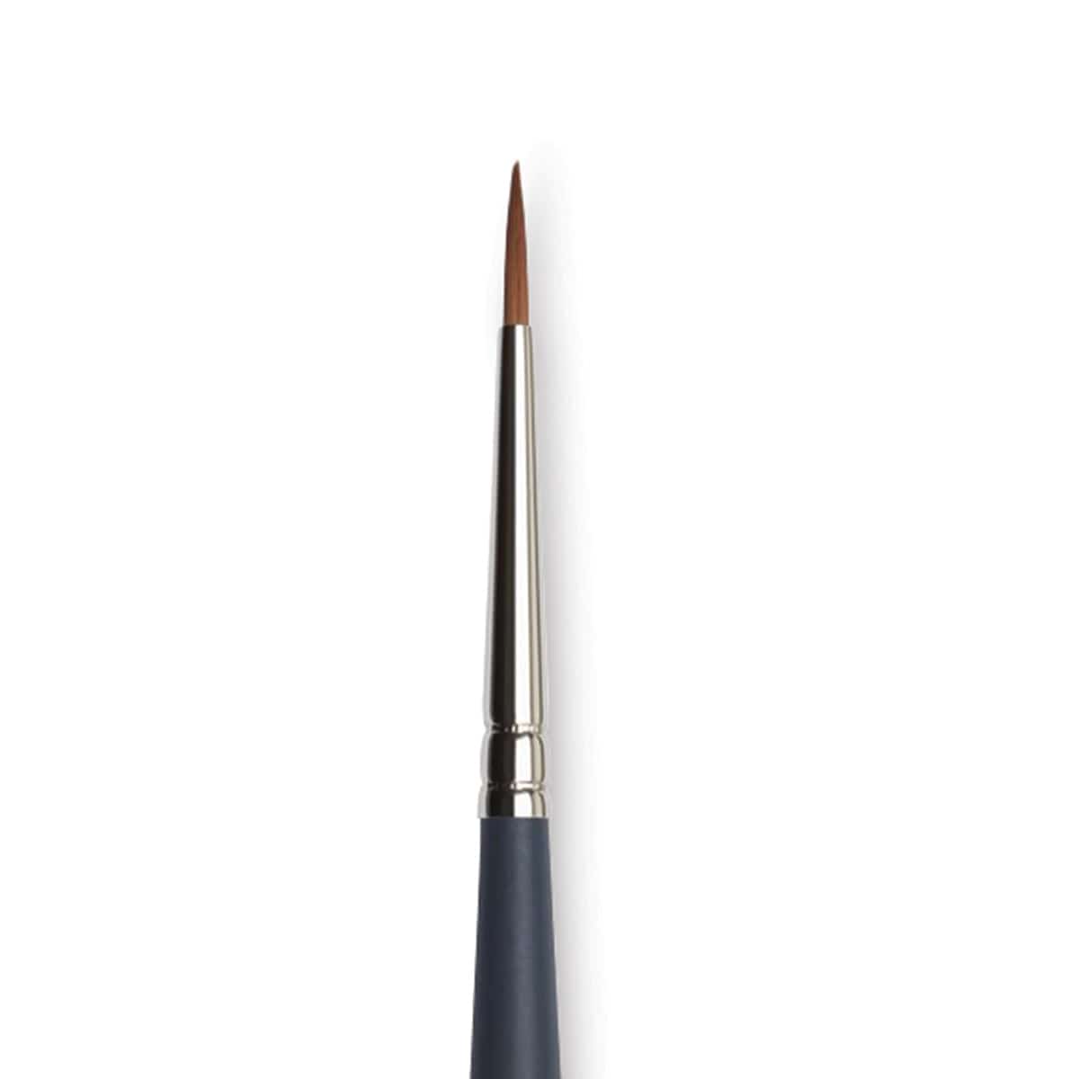 Winsor & Newton Professional Watercolor Synthetic Sable Brush - Round, Size 1, Short Handle