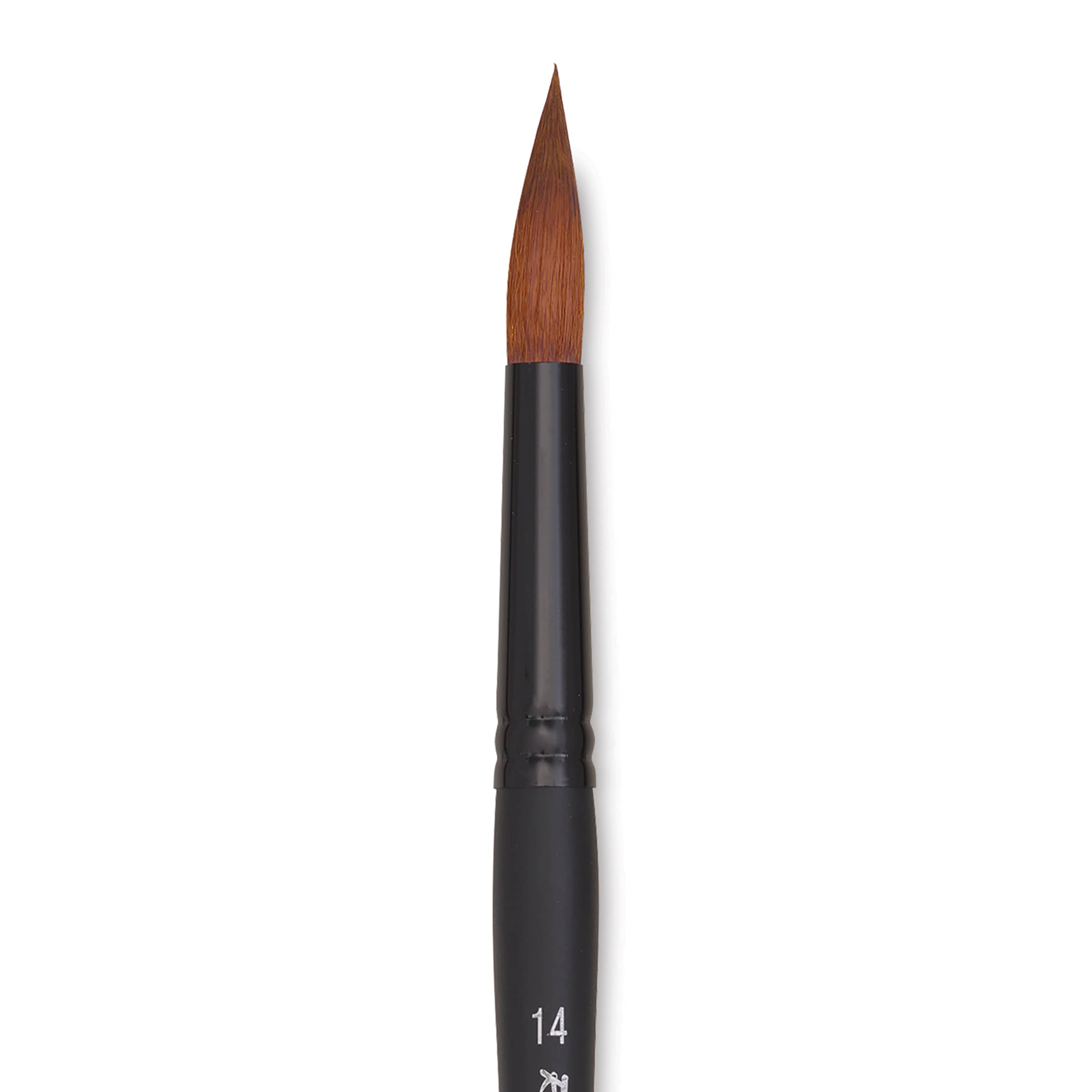 Raphaël Stradivarius Synthetic Kolinsky Sable Brush - Round, Size 14, Short Handle
