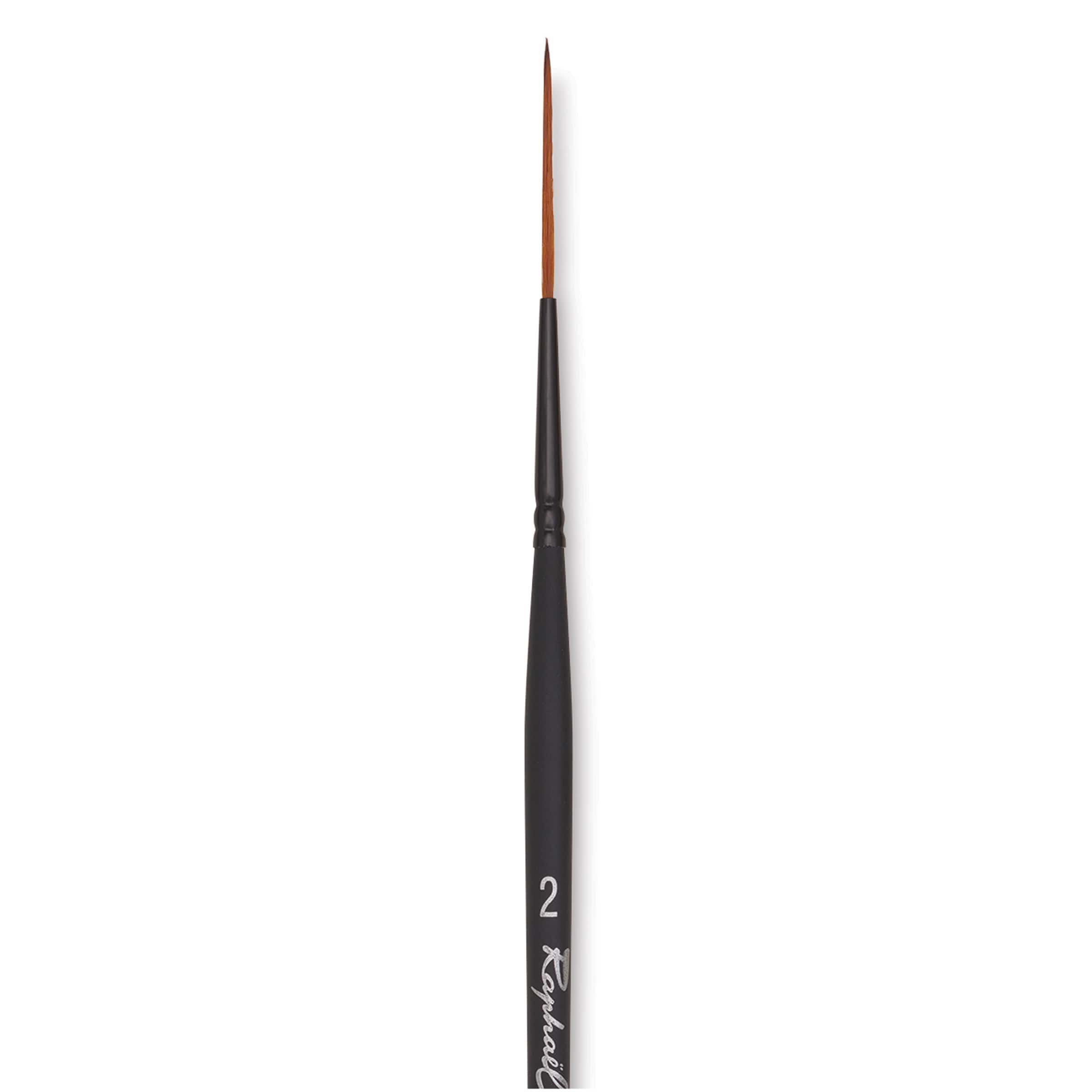 Raphaël Stradivarius Synthetic Kolinsky Sable Brush - Rigger, Size 2, Short Handle