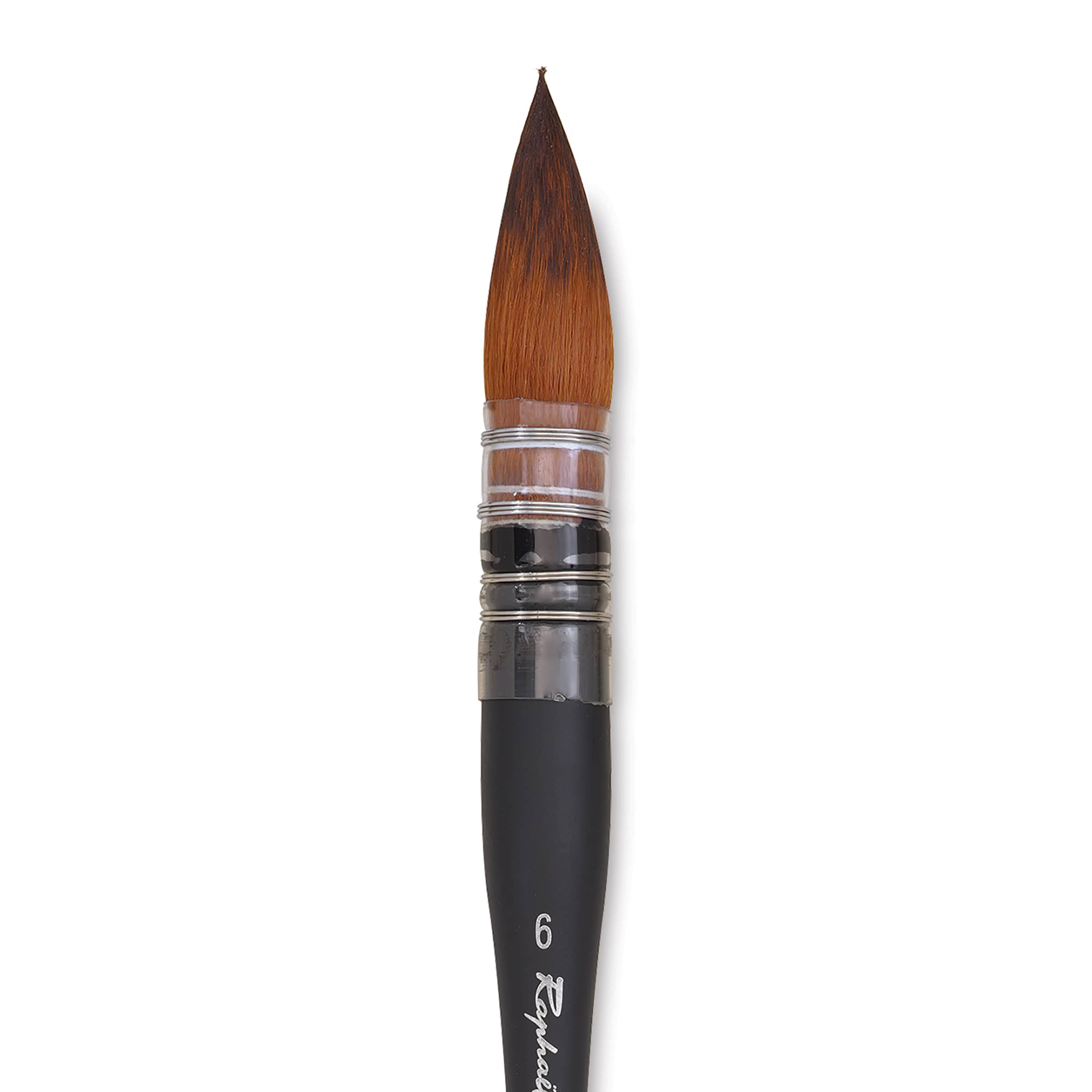 Raphaël Stradivarius Synthetic Kolinsky Sable Brush - Mop, Size 6, Short Handle