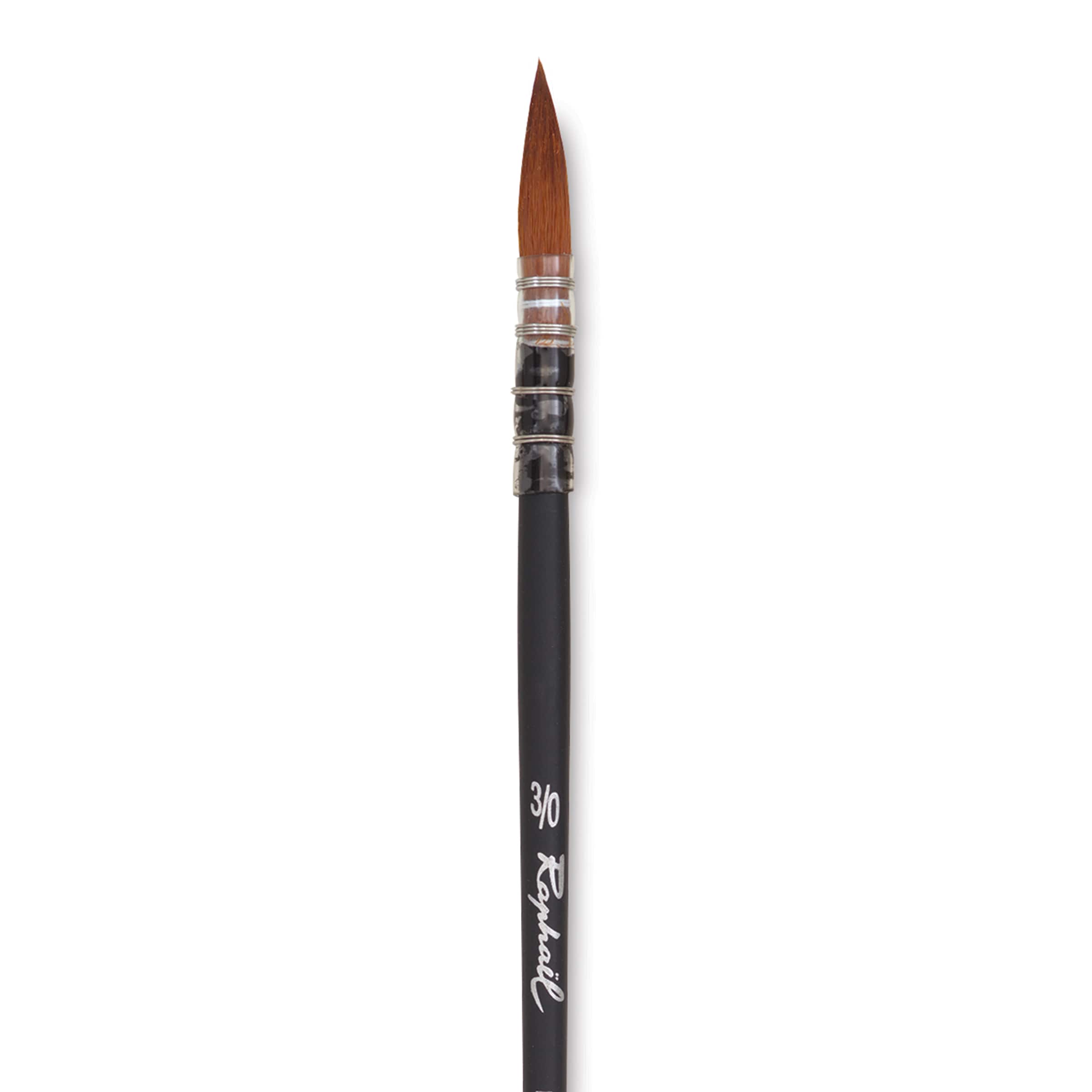 Raphaël Stradivarius Synthetic Kolinsky Sable Brush - Mop, Size 3/0, Short Handle