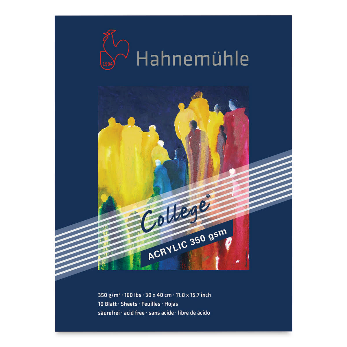 Hahnemühle College Acrylic Block - 11" x 15-1/2", 10 Sheets
