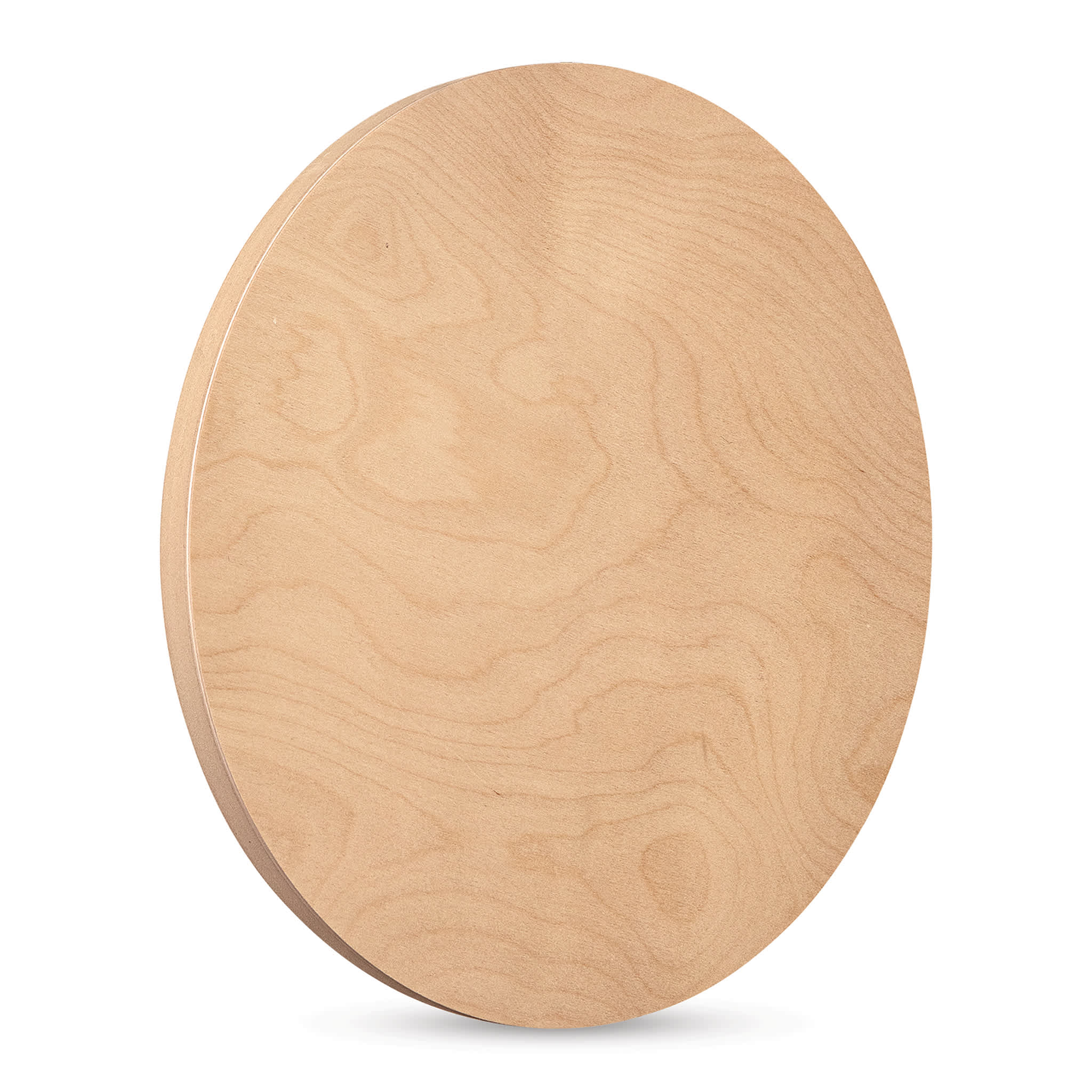 American Easel Cradled Round Birch Painting Panel - 16" Dia. x 7/8" D