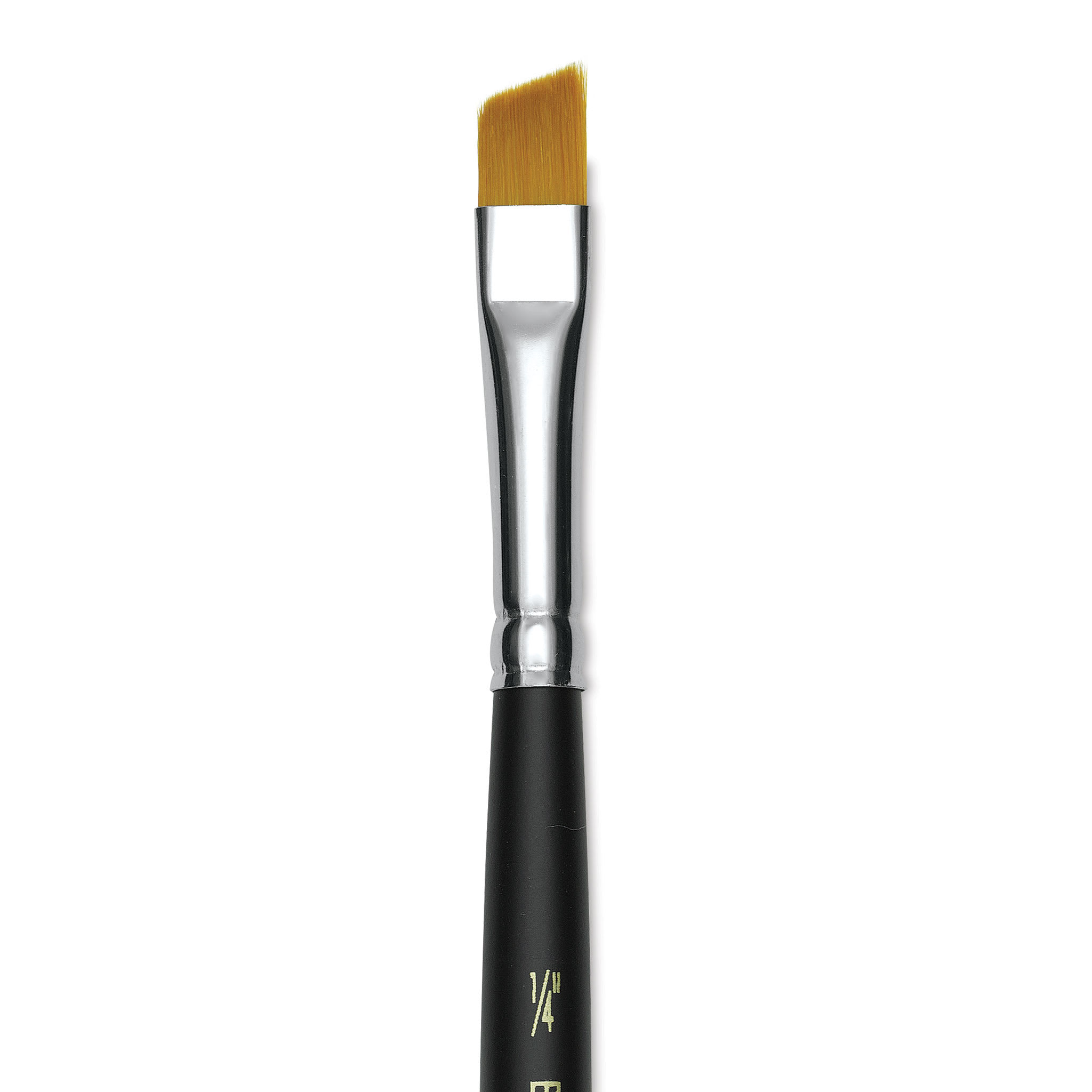 Blick Masterstroke Golden Taklon Brush - Angle Shader, Short Handle, Size 1/4"