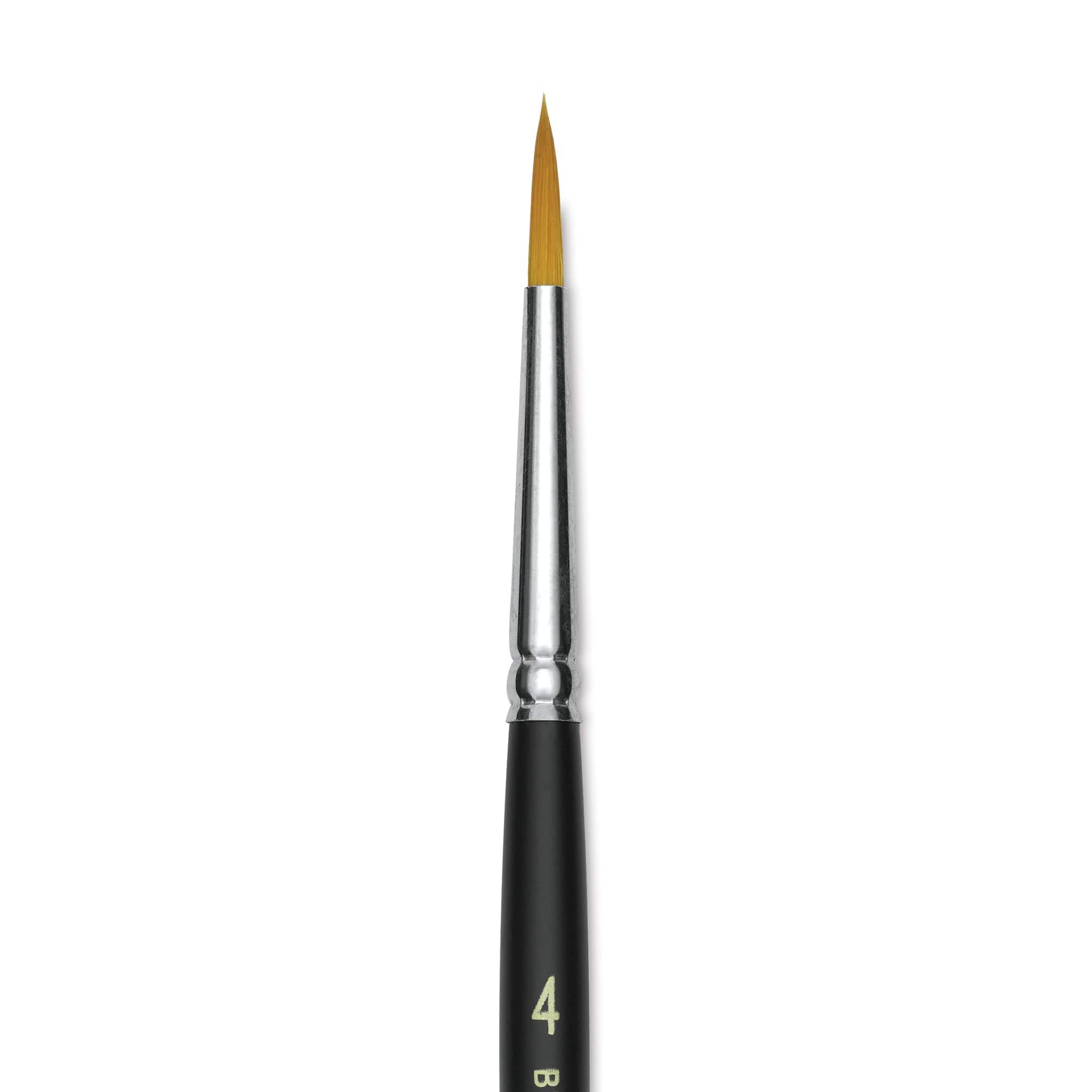 Blick Masterstroke Golden Taklon Brush - Round, Short Handle, Size 4