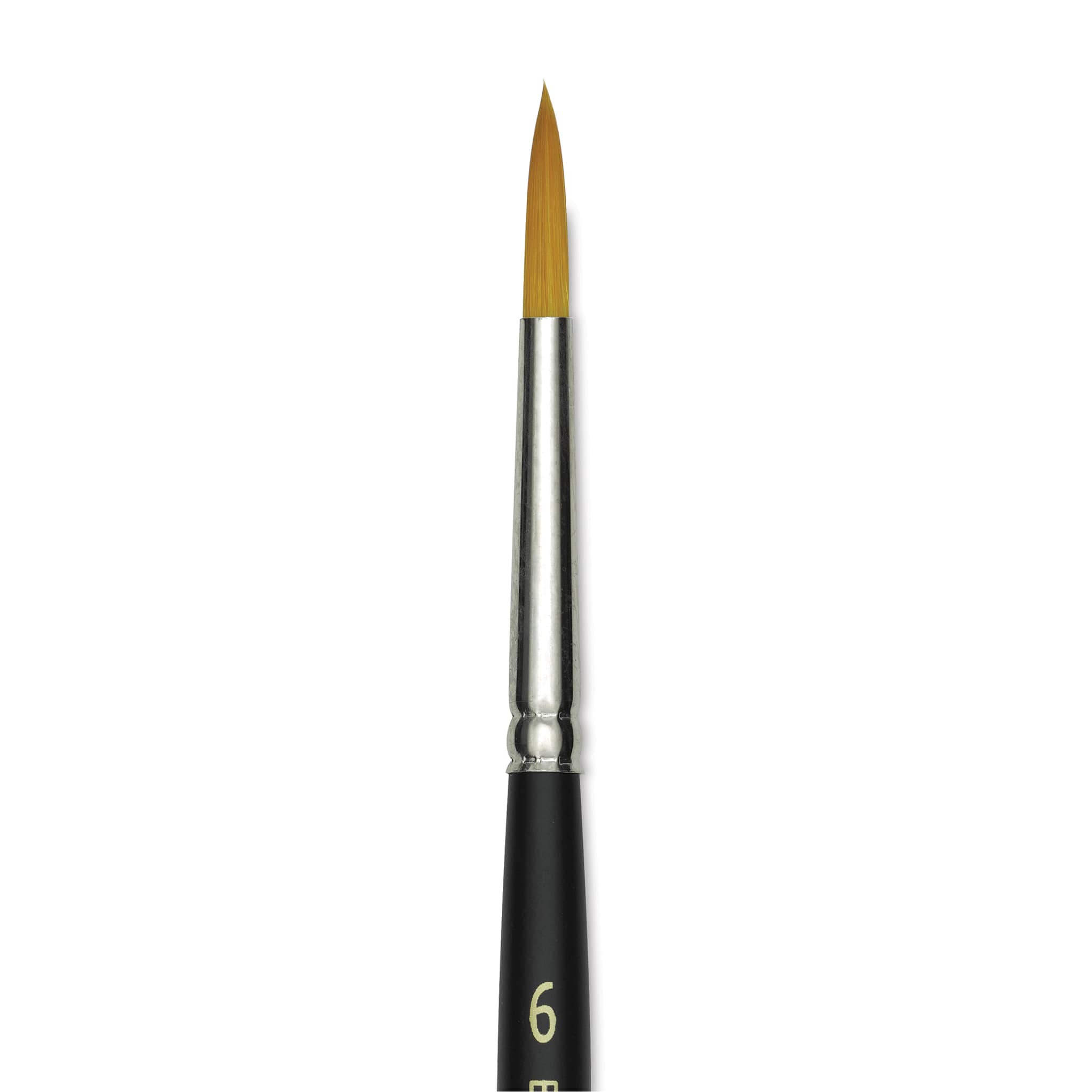 Blick Masterstroke Golden Taklon Brush - Round, Short Handle, Size 6