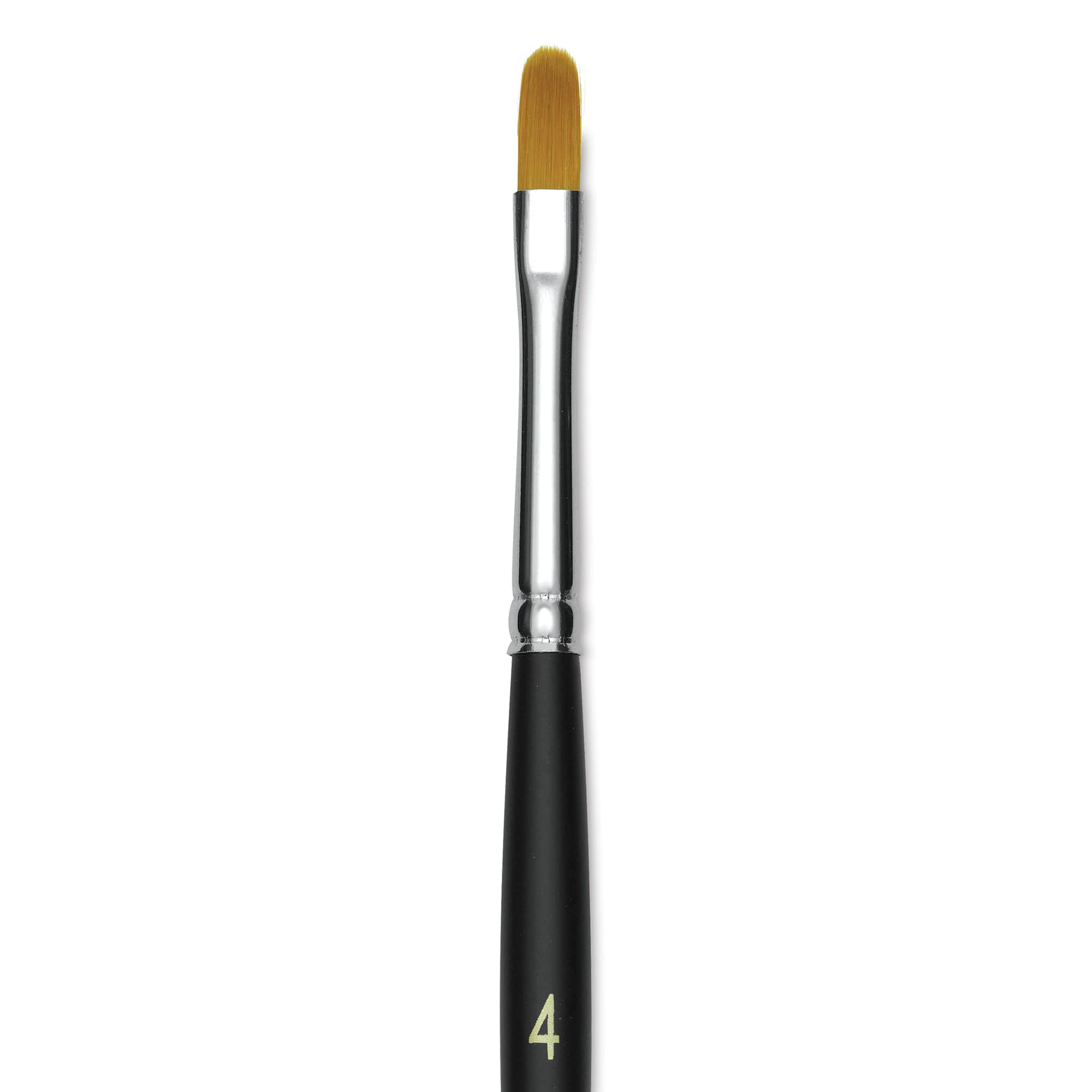 Blick Masterstroke Golden Taklon Brush - Filbert, Short Handle, Size 4