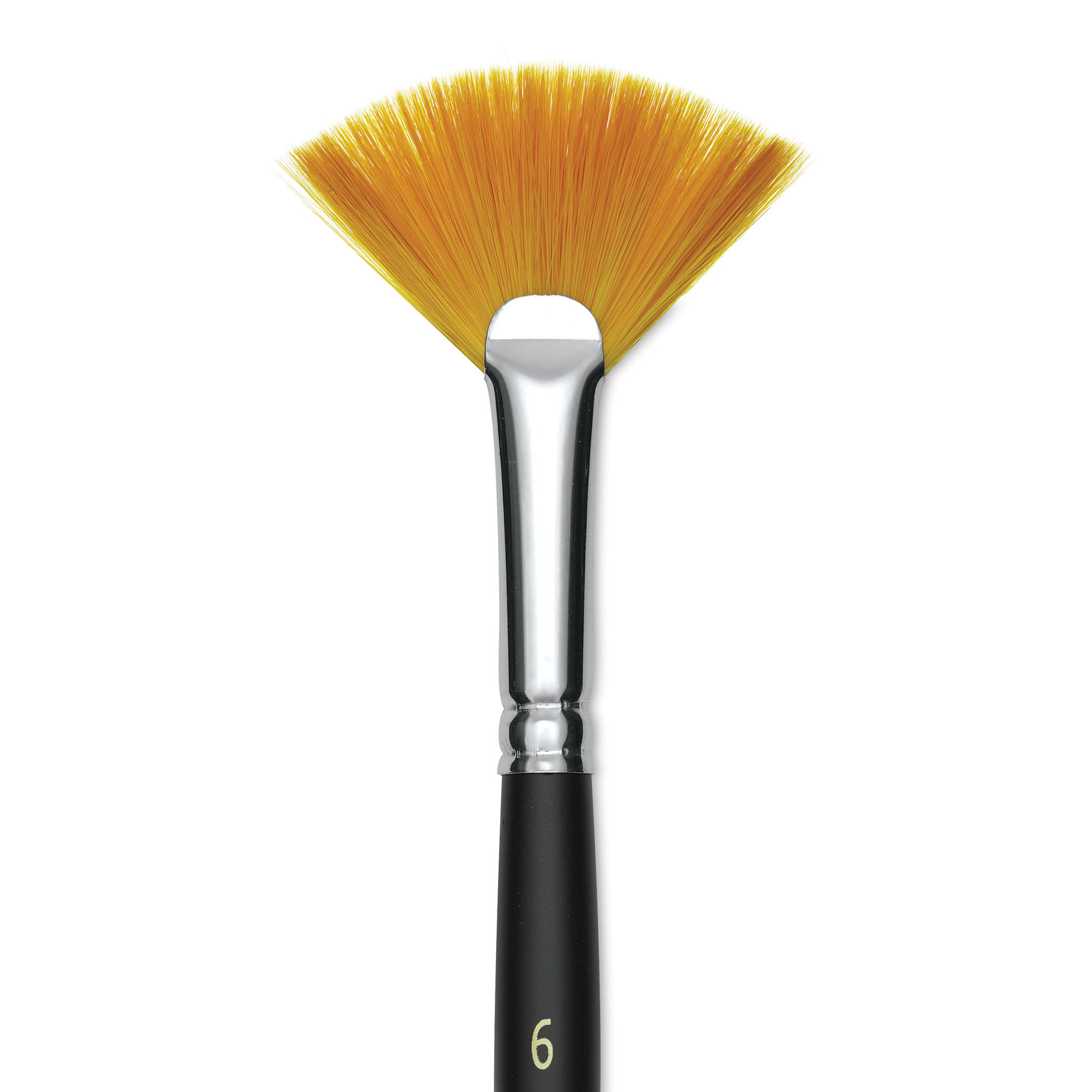 Blick Masterstroke Golden Taklon Brush - Fan, Short Handle, Size 6