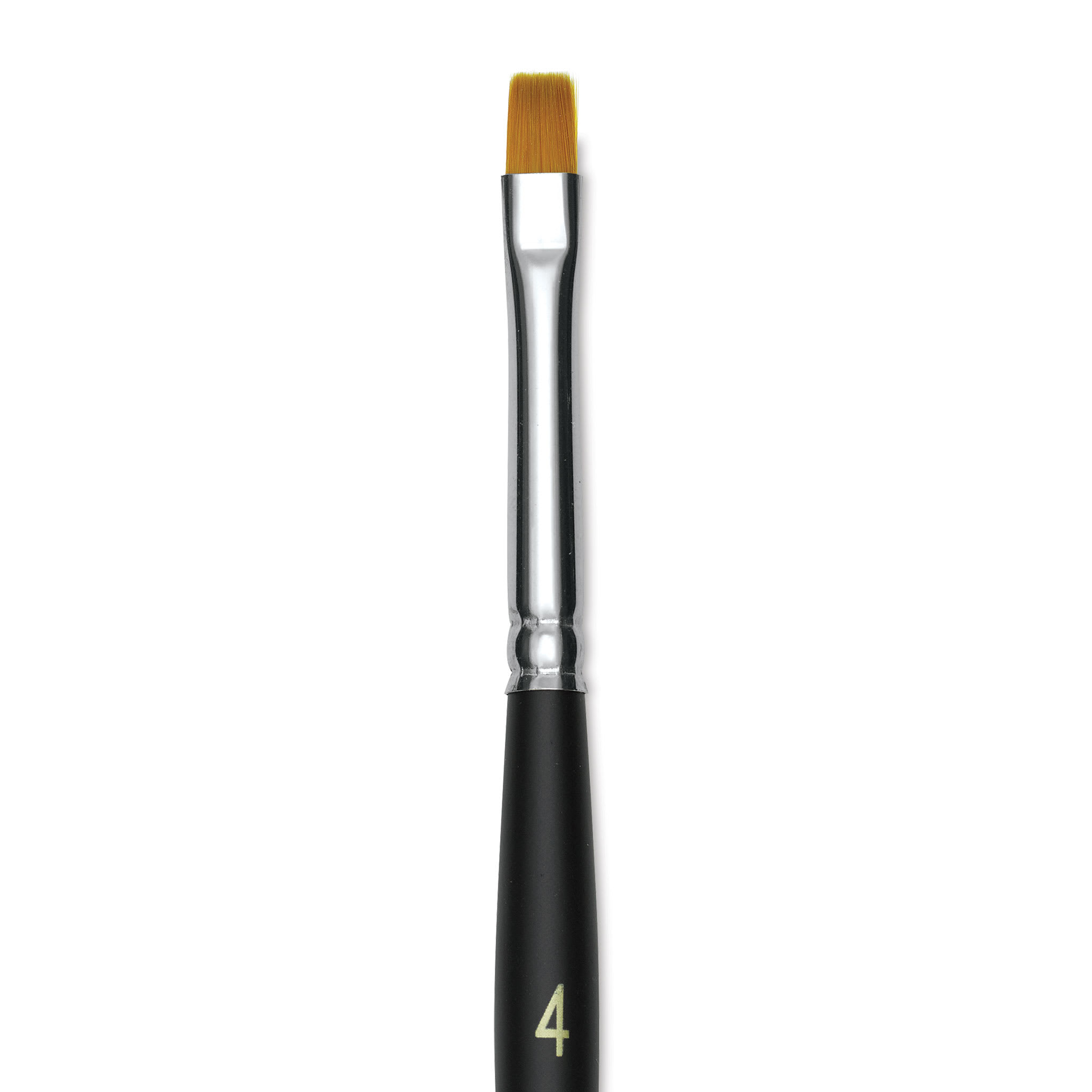 Blick Masterstroke Golden Taklon Brush - Chisel Blender, Short Handle, Size 4