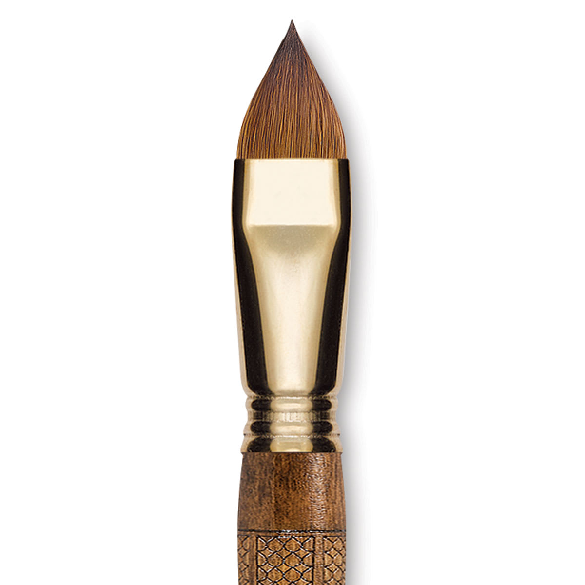Escoda Reserva Kolinsky-Tajmyr Sable Brush - Filbert, Short Handle, Size 20