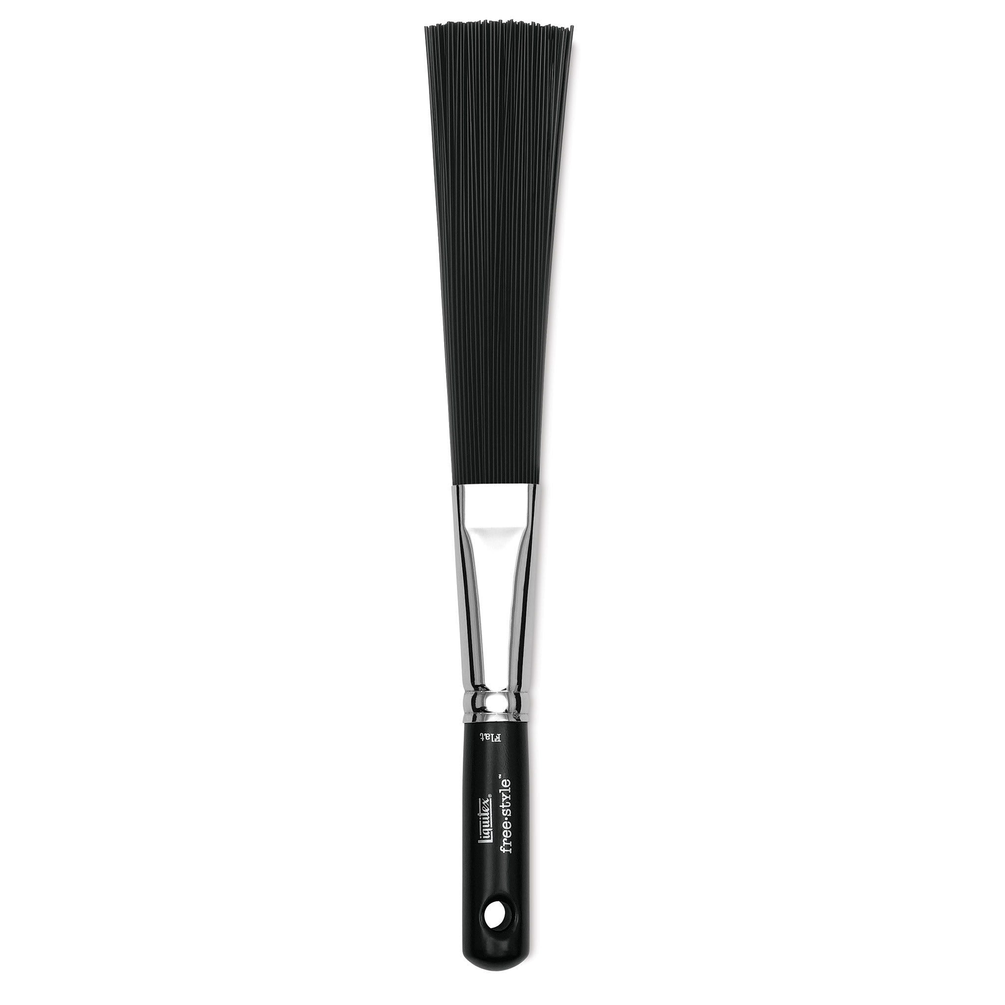 Liquitex® Professional Free-Style™ Flat Splatter Fan Brush Paint in Black