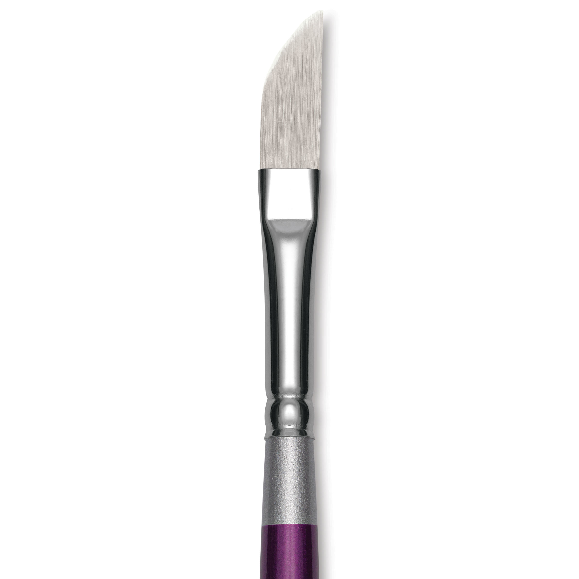 Silver Brush Silver Silk 88 Synthetic Brush - Short Handle, Ribbon/Dagger, Size 1/4"
