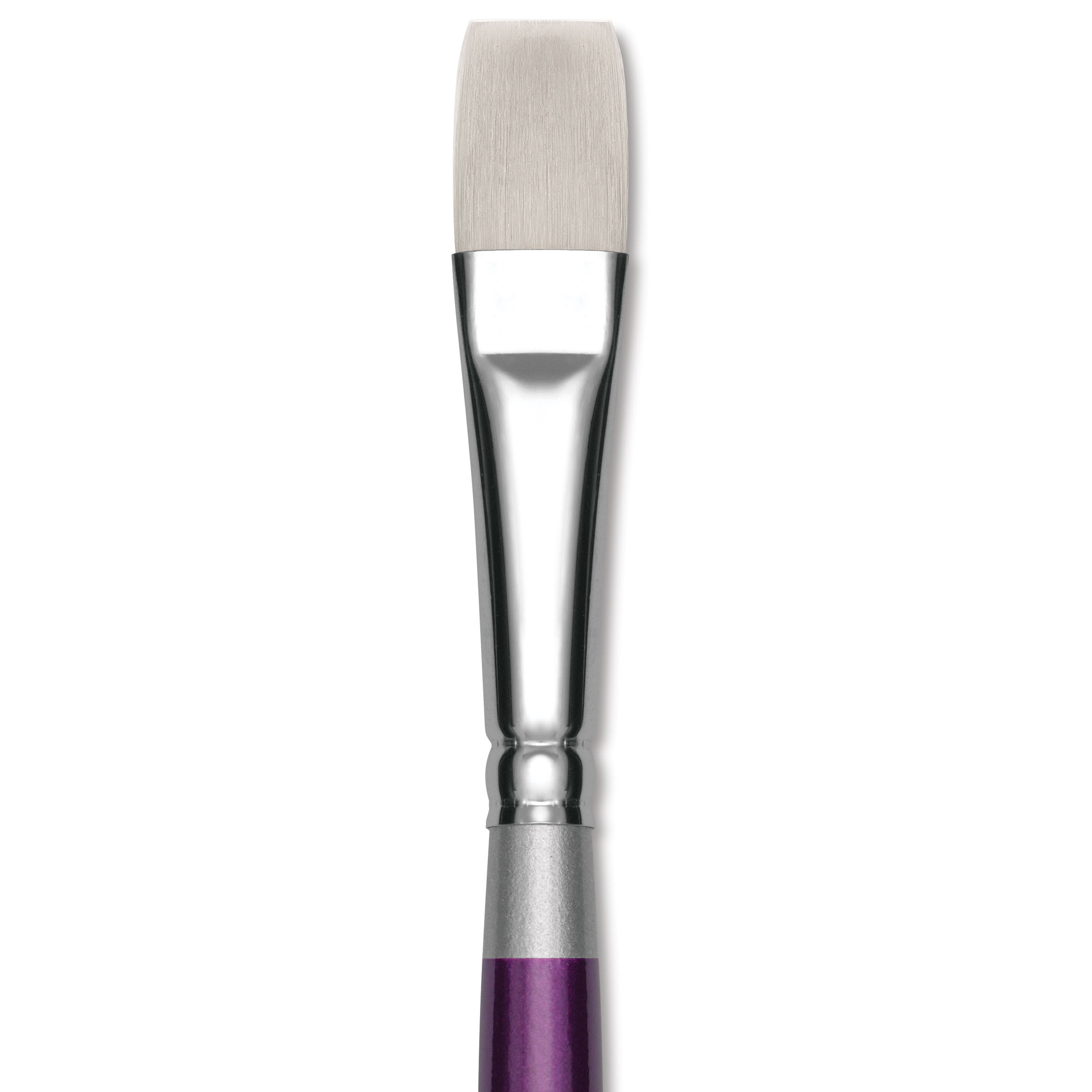 Silver Brush Silver Silk 88 Synthetic Brush - Short Handle, Wash/Glaze, Size 1/2