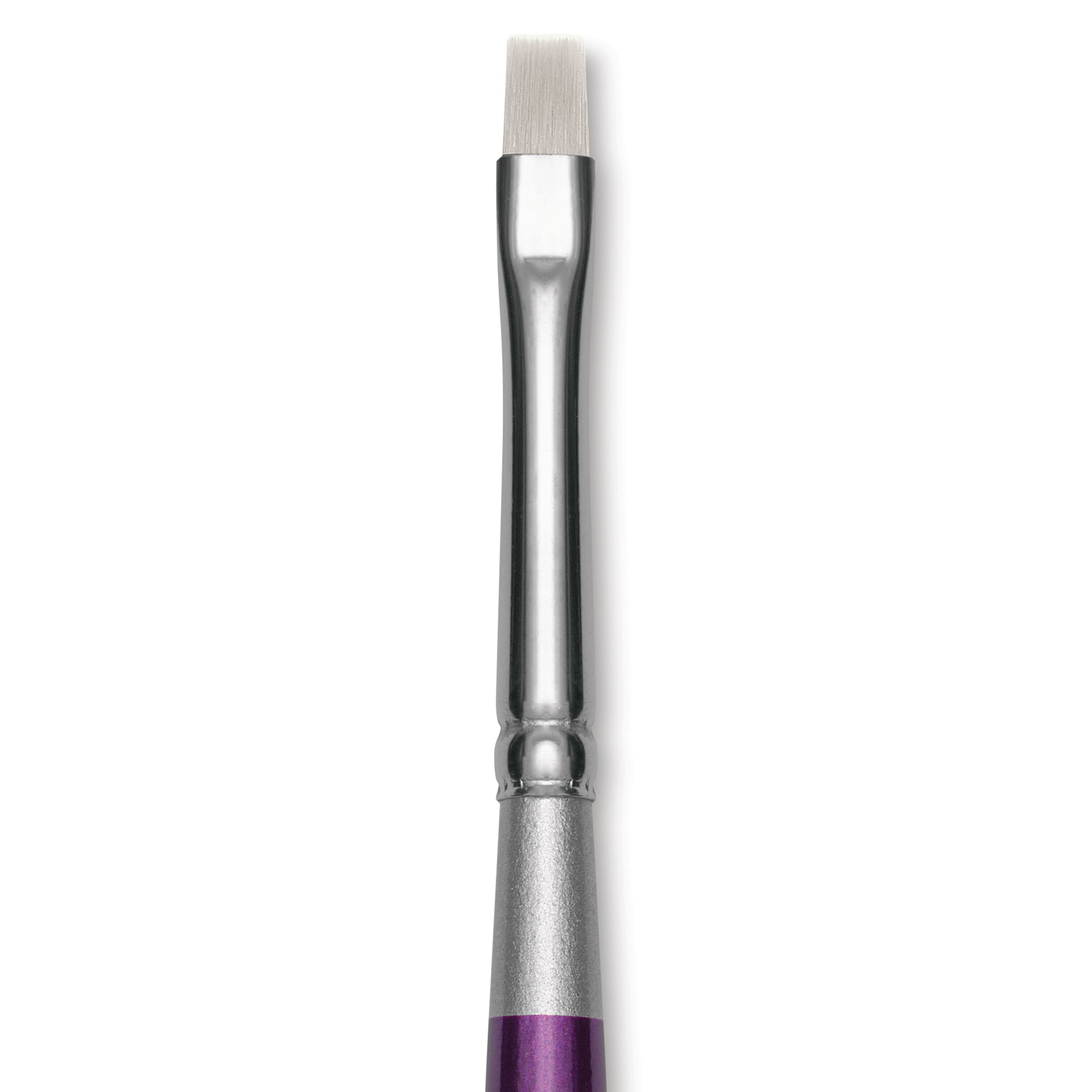 Silver Brush Silver Silk 88 Synthetic Brush - Short Handle, Chisel Blender, Size 2