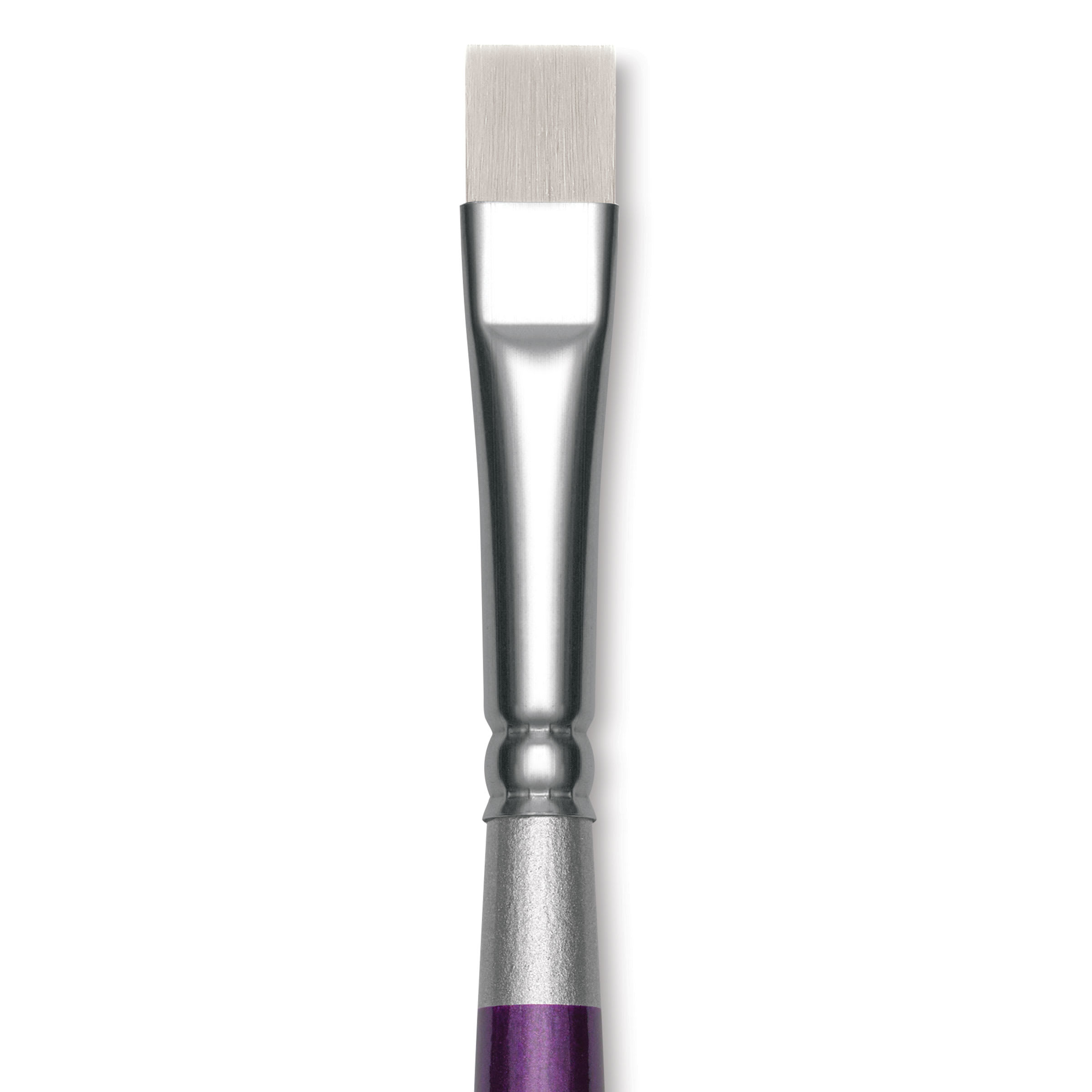 Silver Brush Silver Silk 88 Synthetic Brush - Short Handle, Chisel Blender, Size 4