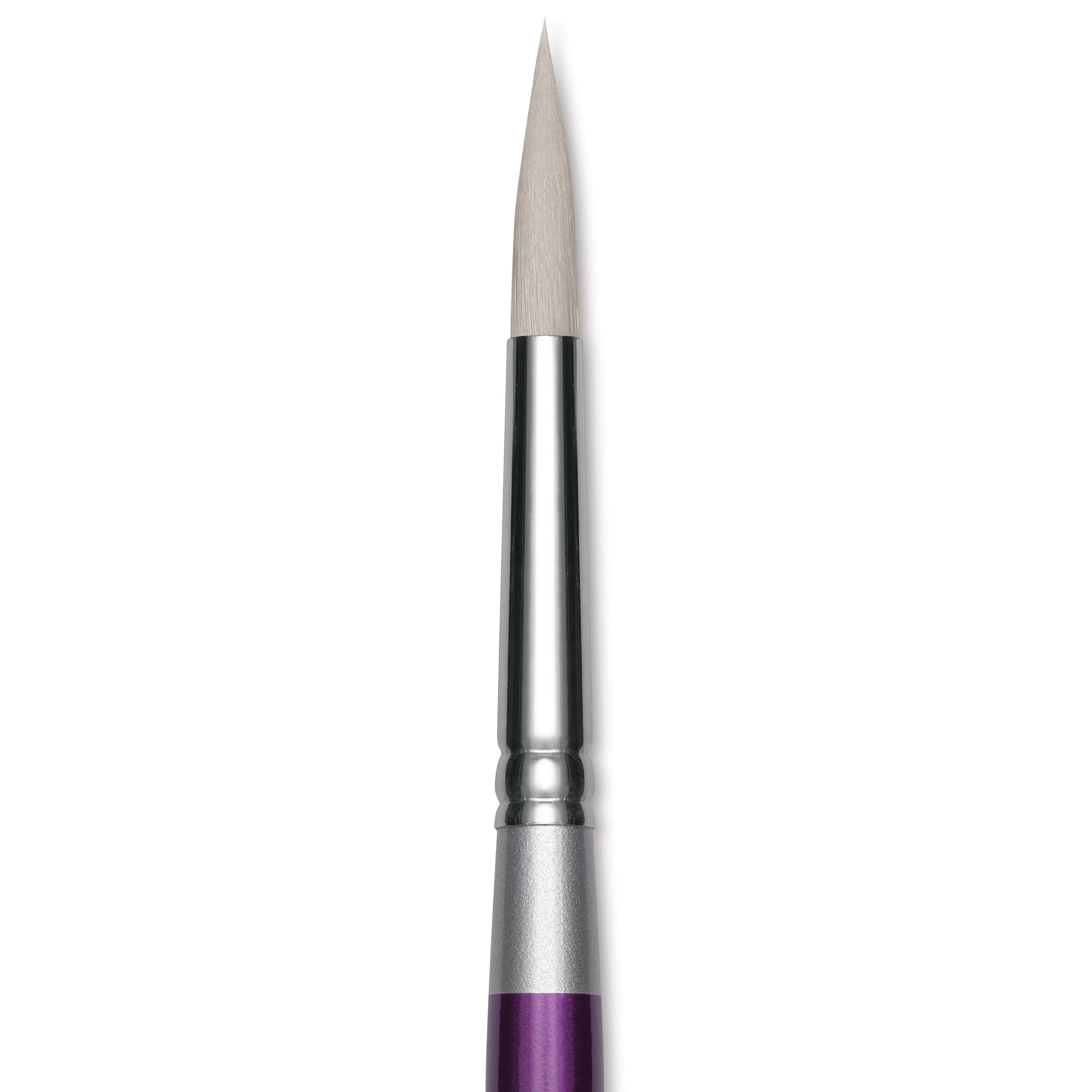 Silver Brush Silver Silk 88 Synthetic Brush - Short Handle, Ultra Round, Size 10