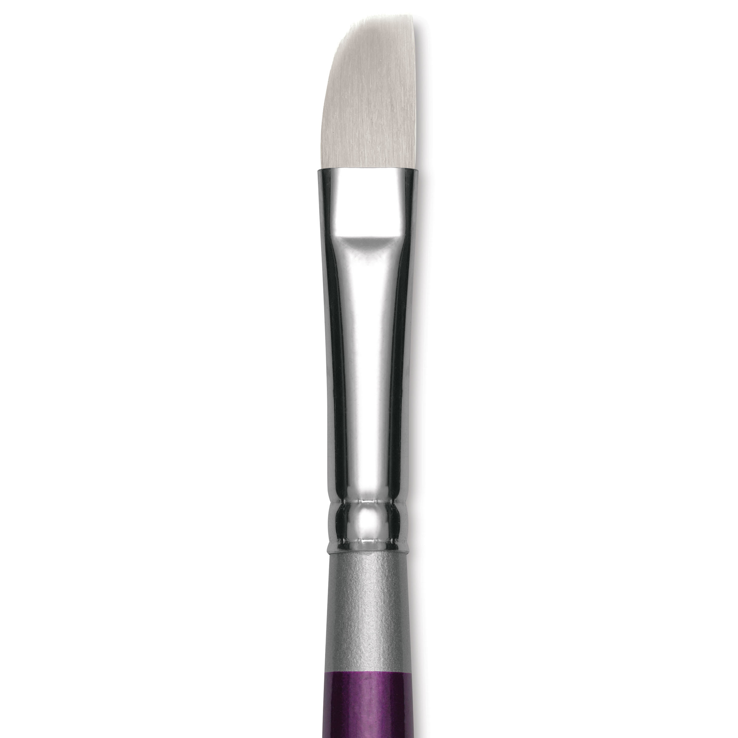 Silver Brush Silver Silk 88 Synthetic Brush - Short Handle, Soft Curve, Size 12