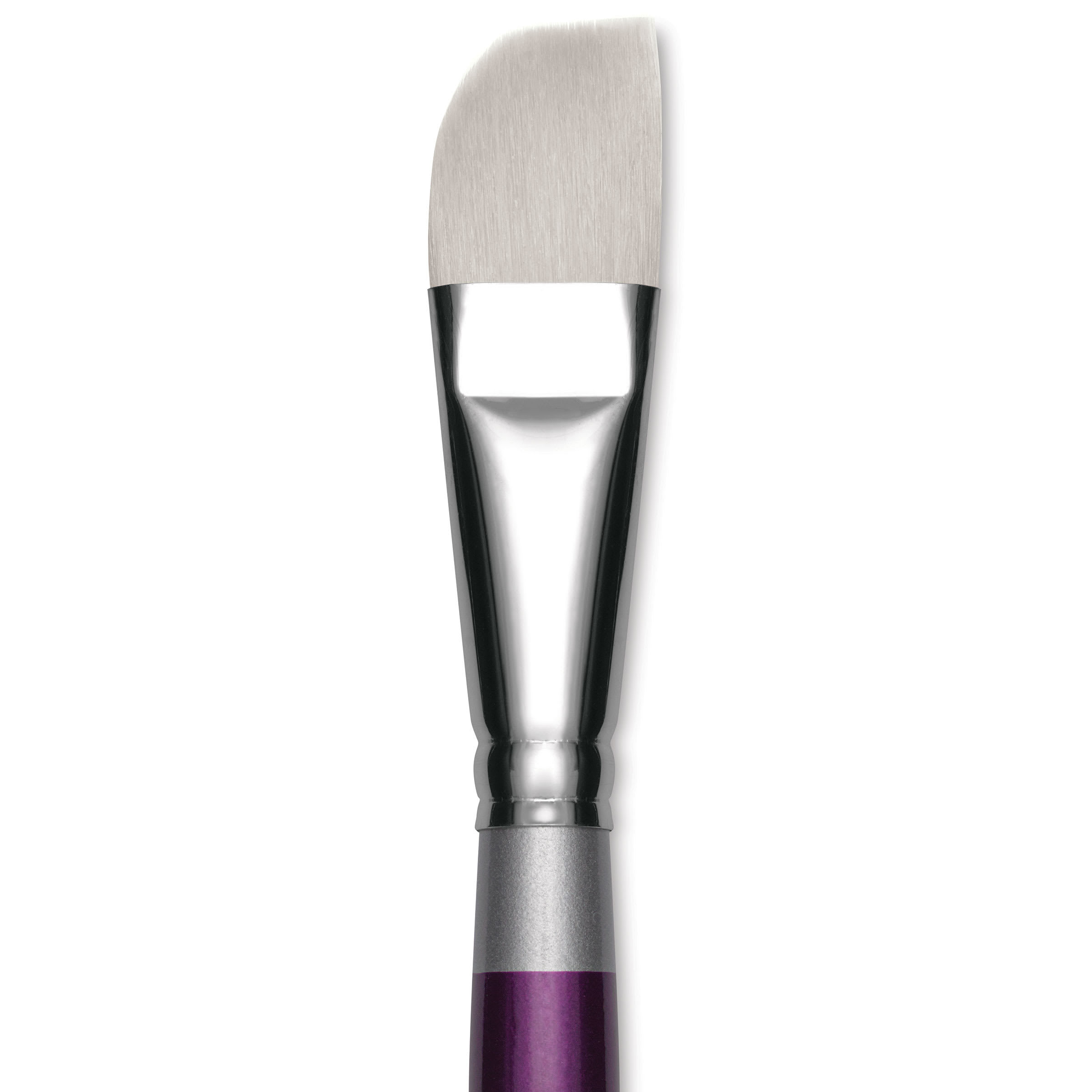 Silver Brush Silver Silk 88 Synthetic Brush - Short Handle, Soft Curve, Size 20