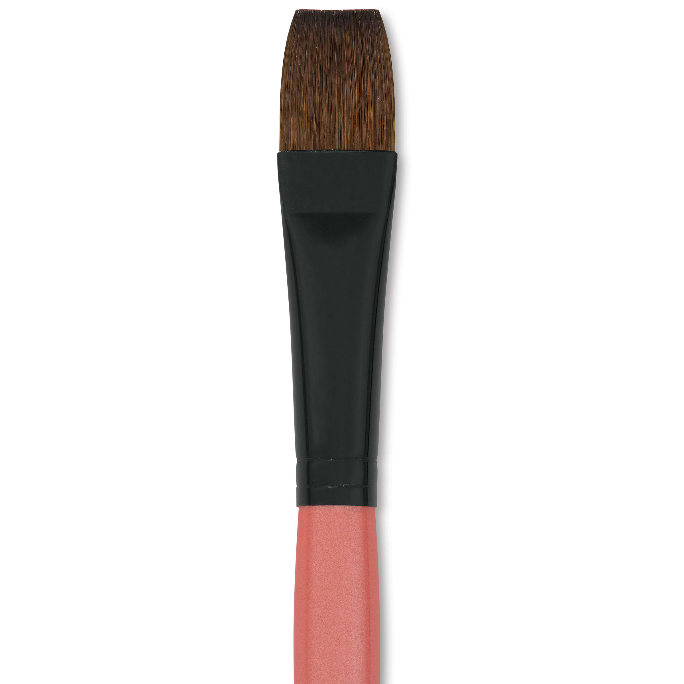 Dynasty Water Lily Watercolor Brush - Short Handle, Flat, Size 1/2"