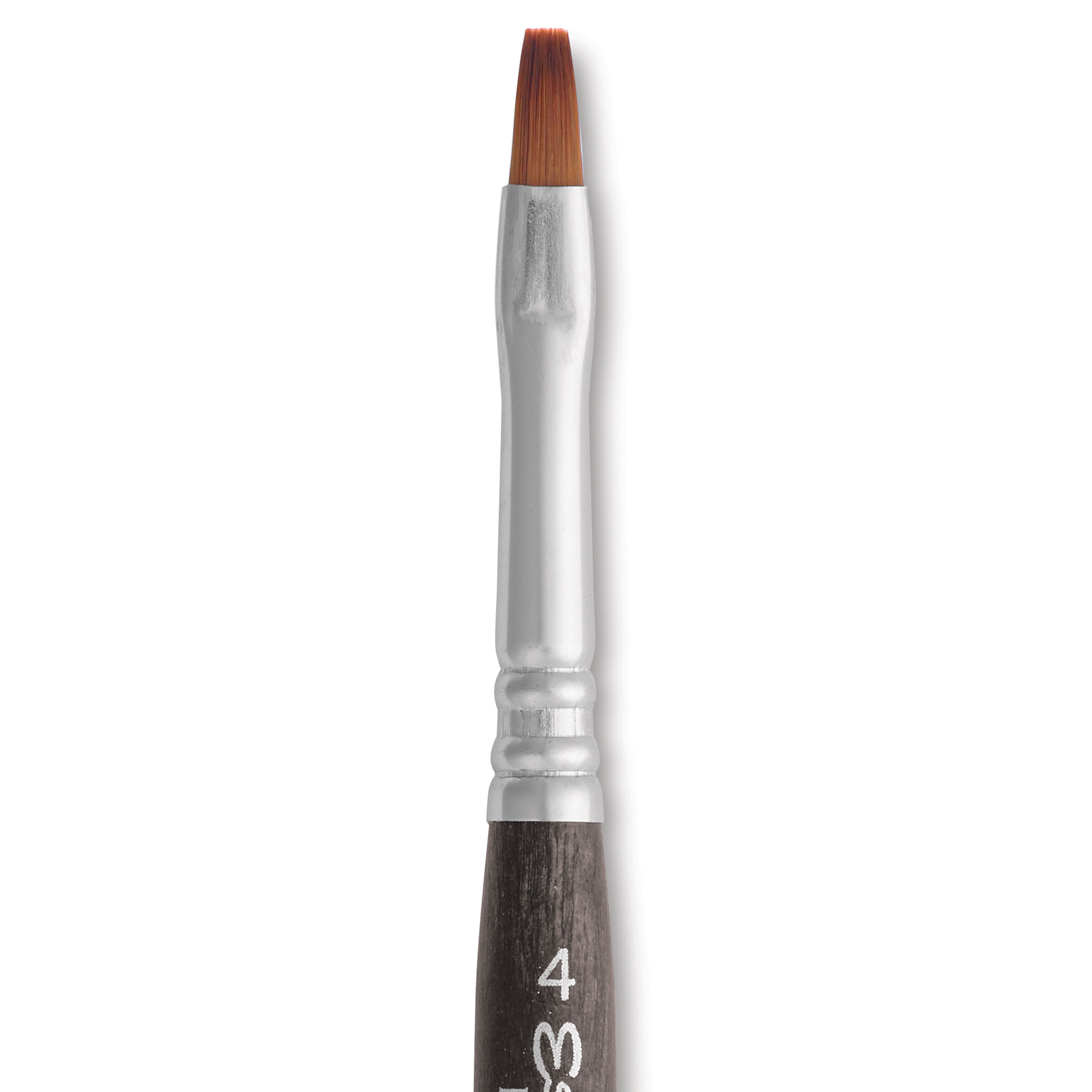 Escoda Prado Tame Synthetic Travel Brush - Bright, Short Handle, Size 4