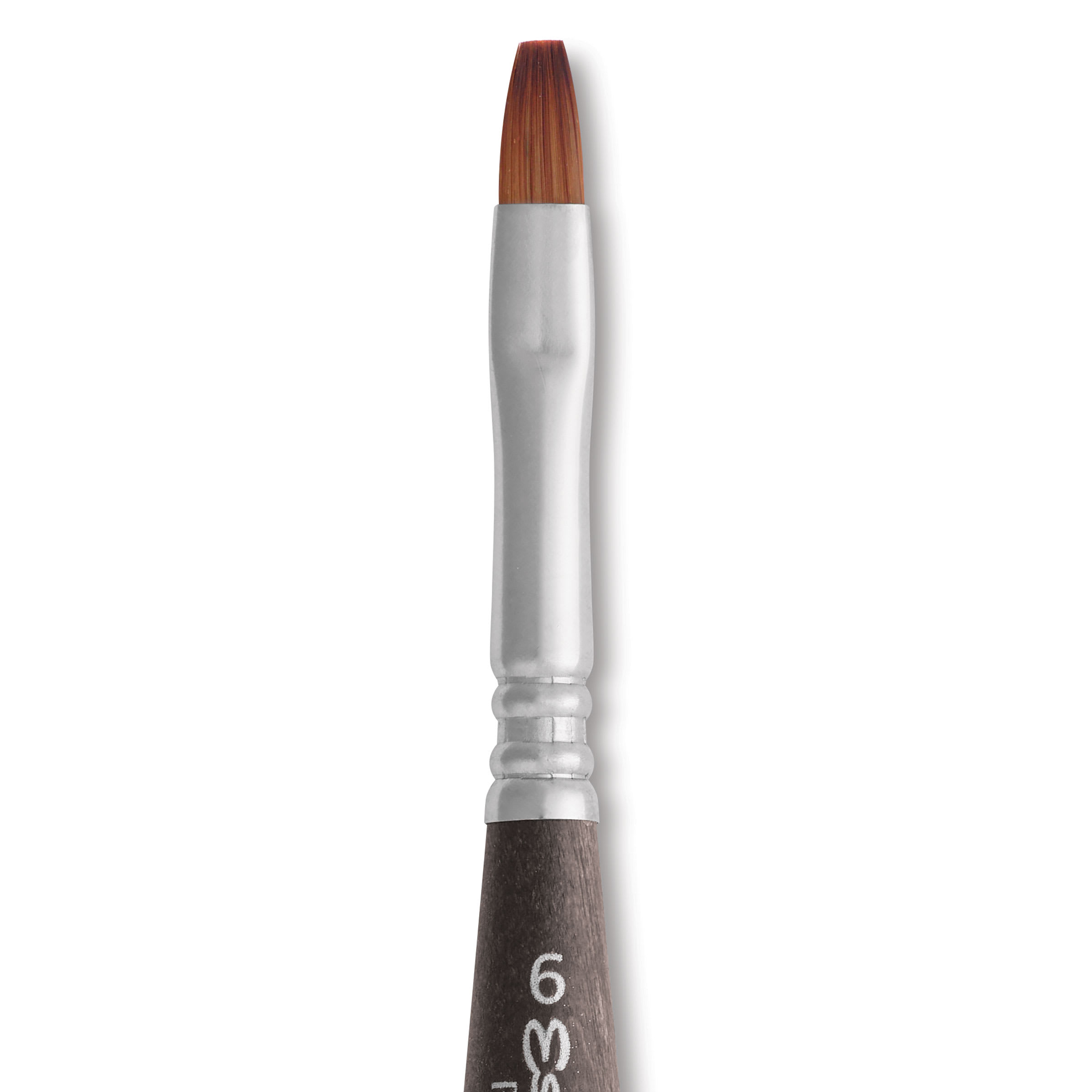Escoda Prado Tame Synthetic Travel Brush - Bright, Short Handle, Size 6