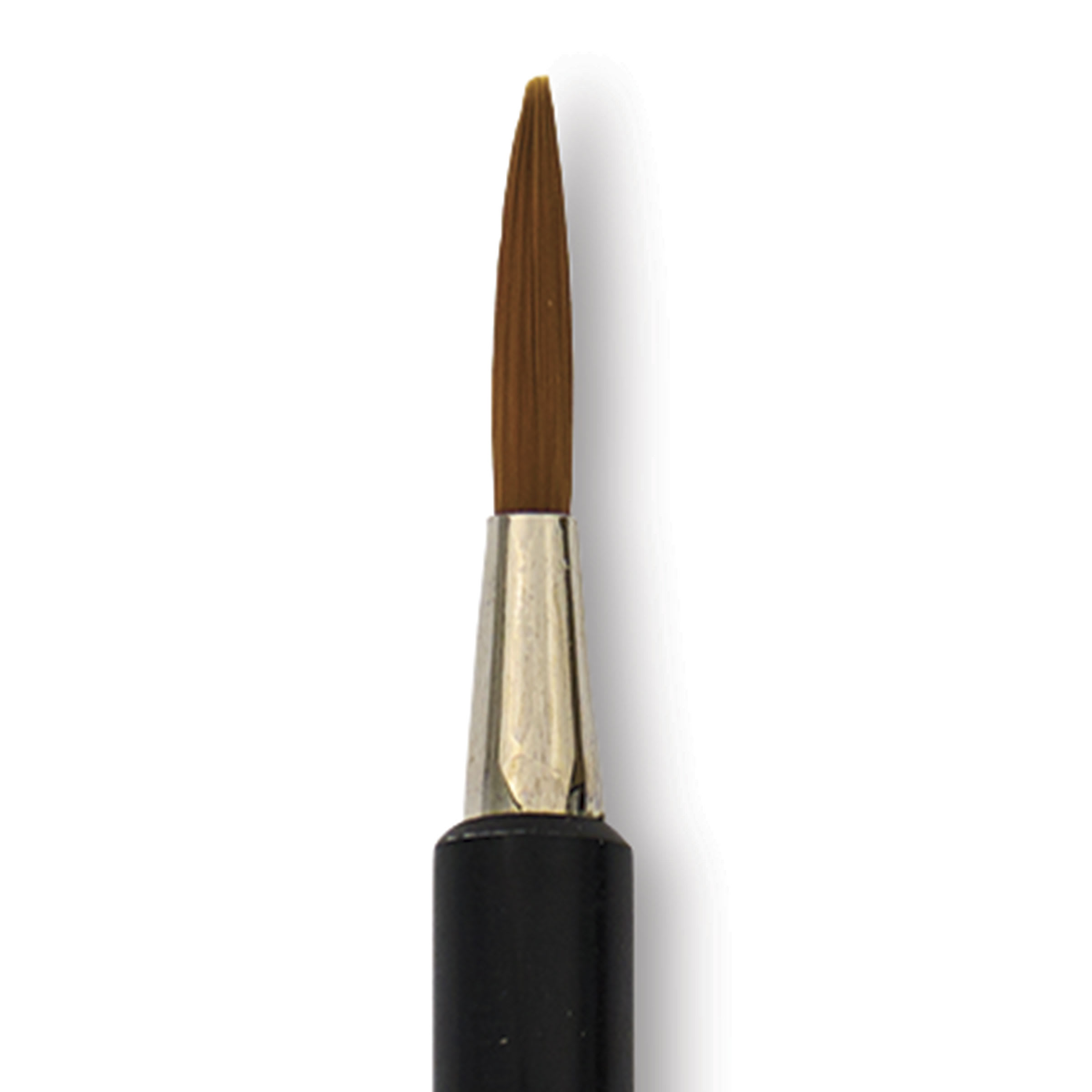 Yasutomo Fusion Synthetic Brush - Round, Short Handle, Size 2