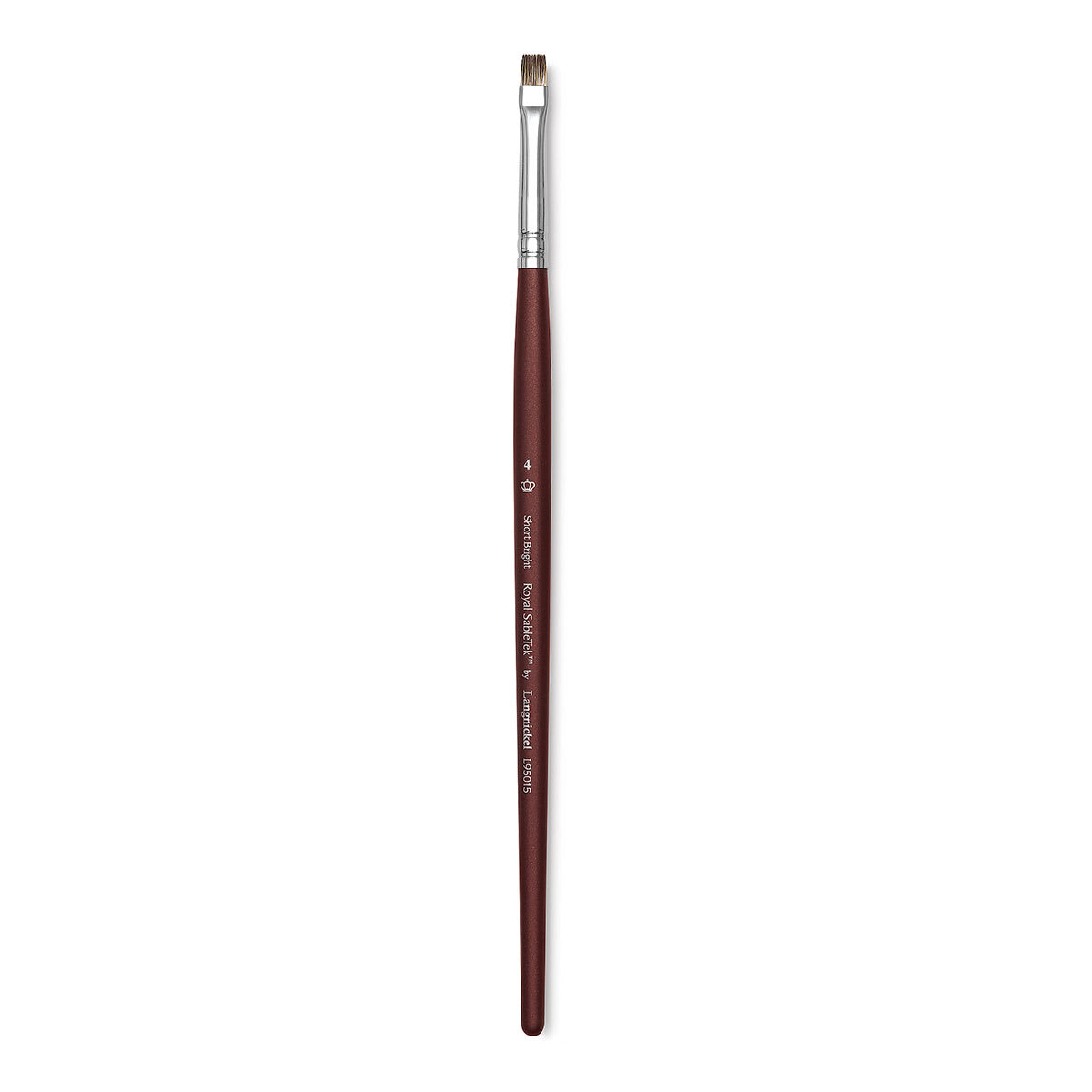 Royal & Langnickel SableTek Brush - Short Bright, Short Handle, Size 4