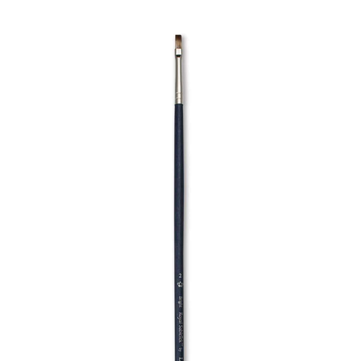 Royal & Langnickel SableTek Brush - Bright, Long Handle, Size 2