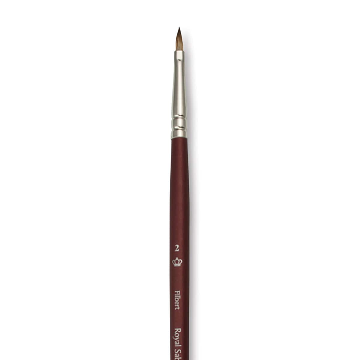 Royal & Langnickel SableTek Brush - Filbert, Short Handle, Size 2
