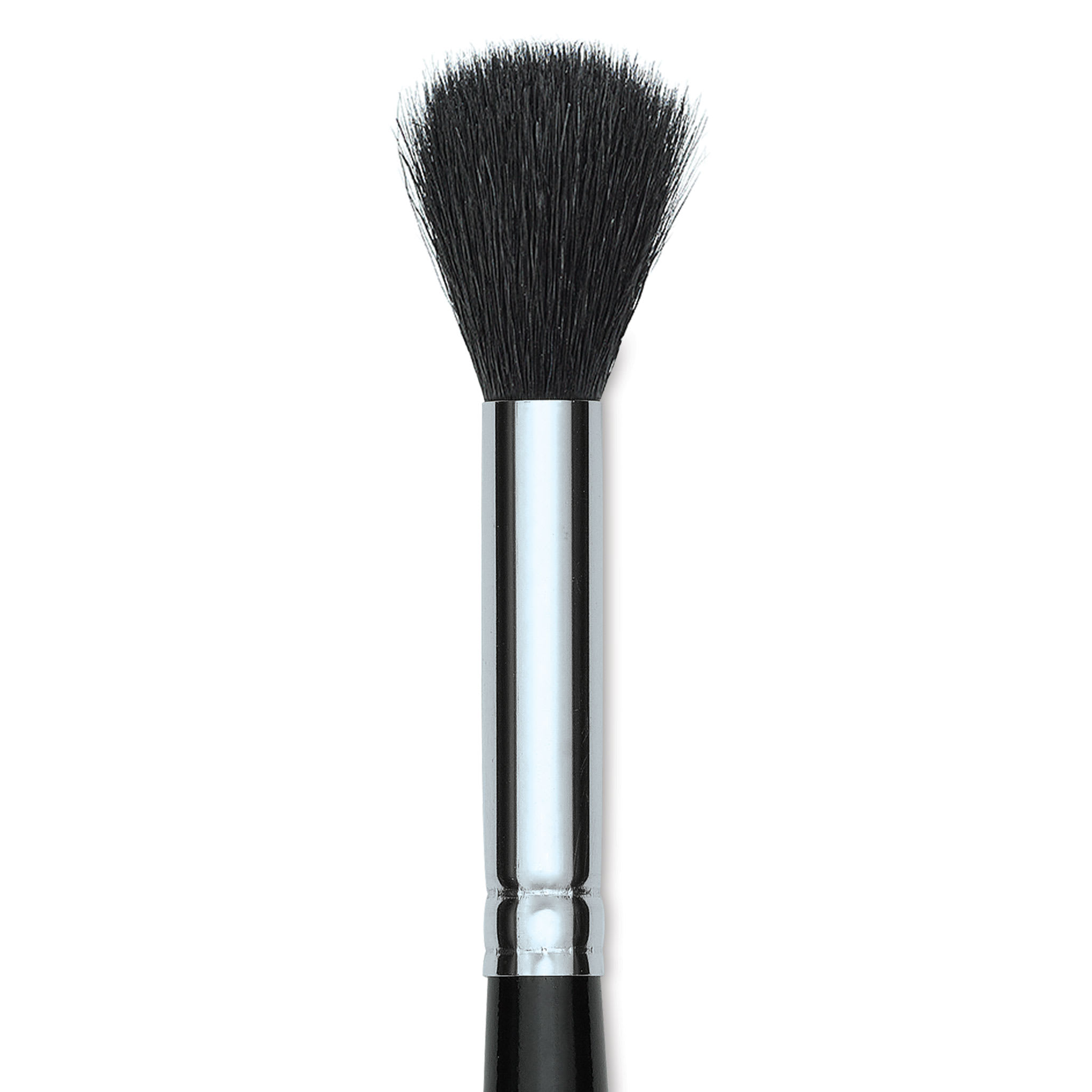 Silver Brush Black Goat Silver Mop Brush - Round, Size 10, Short Handle