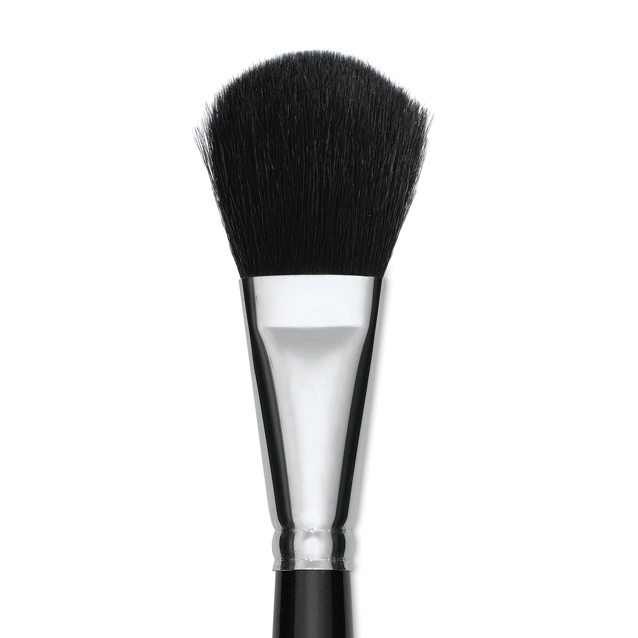 Silver Brush Black Goat Silver Mop Brush - Oval, Size 1", Short Handle