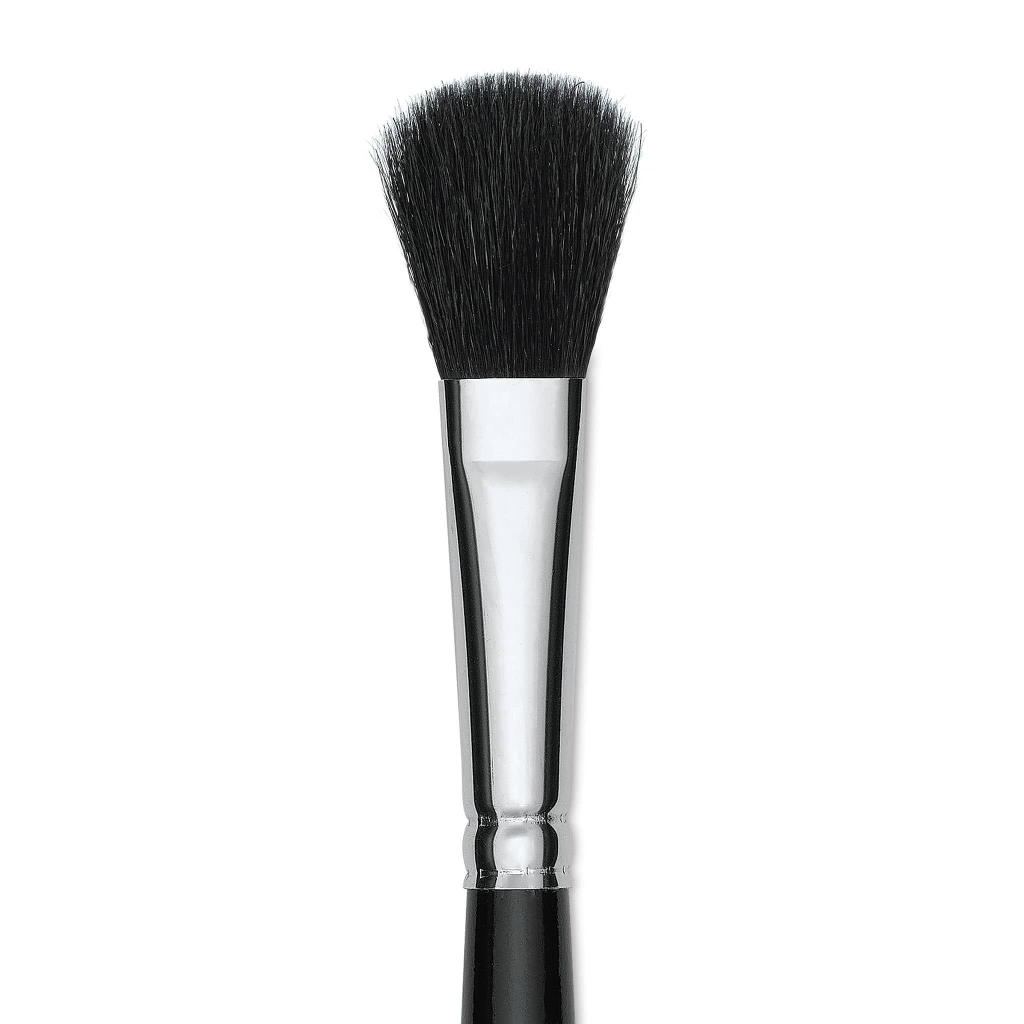 Silver Brush Black Goat Silver Mop Brush - Oval, Size 1/2", Short Handle