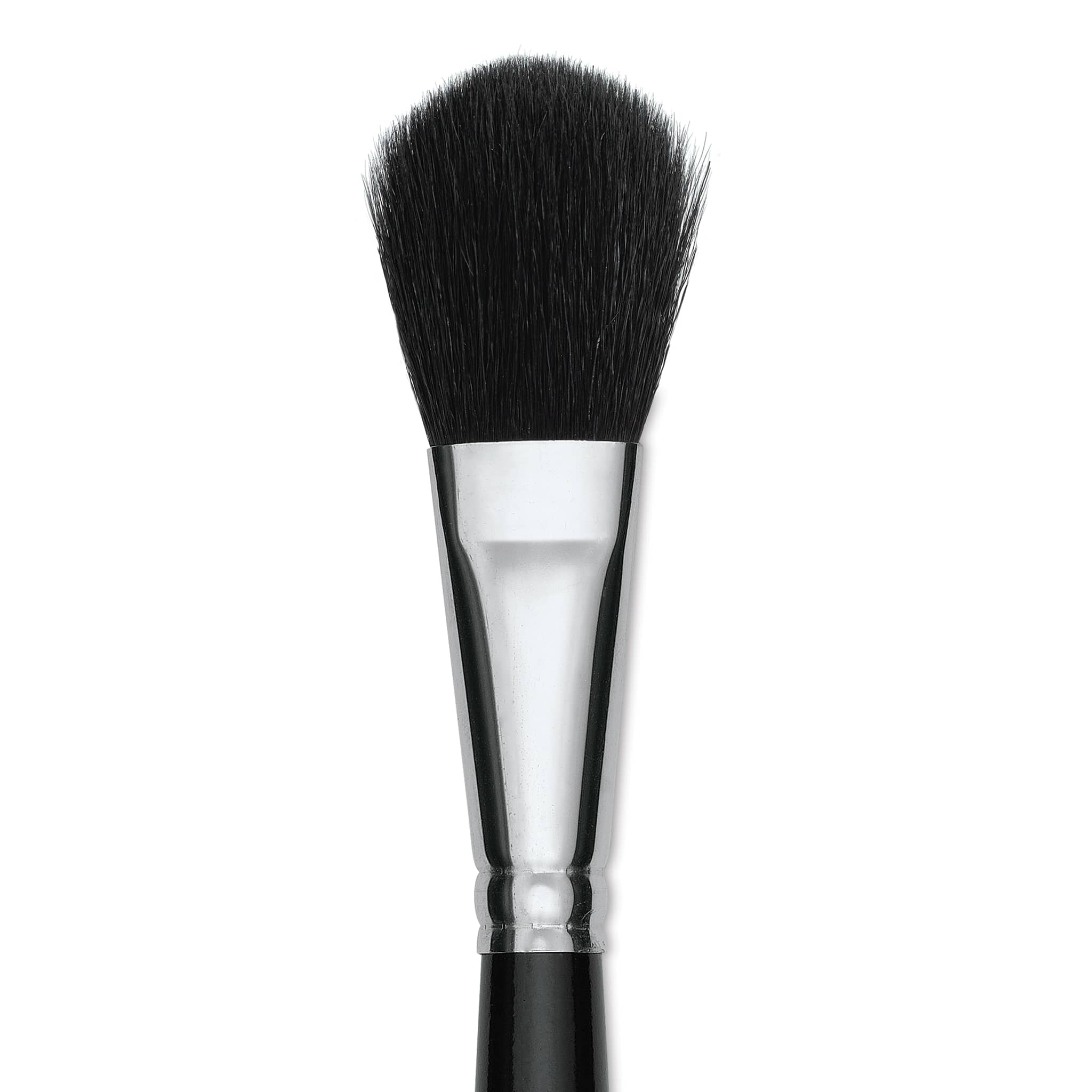 Silver Brush Black Goat Silver Mop Brush - Oval, Size 3/4", Short Handle
