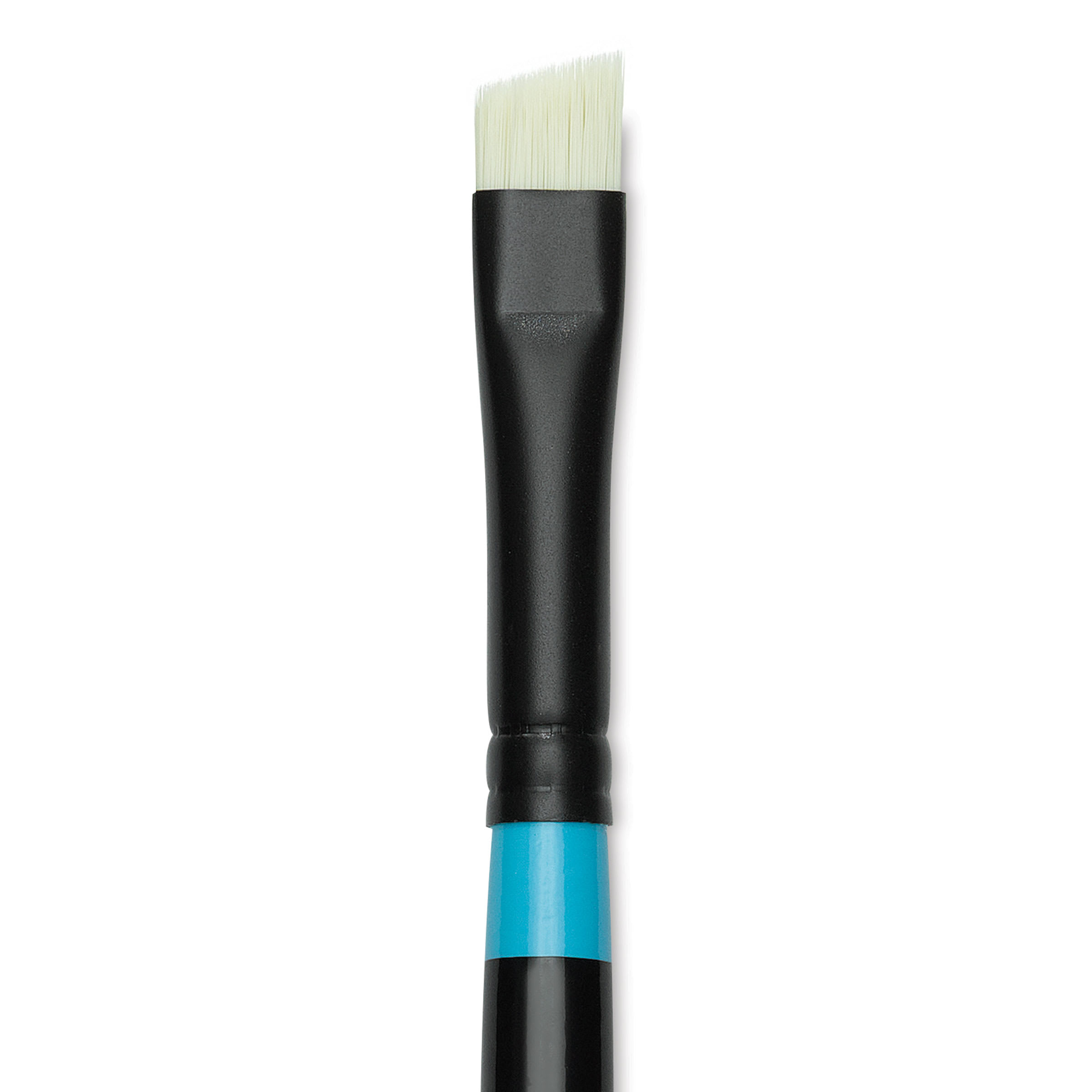 Princeton Series 6500 Aspen Synthetic Brush - Size 4, Short Angle Bright, Long Handle