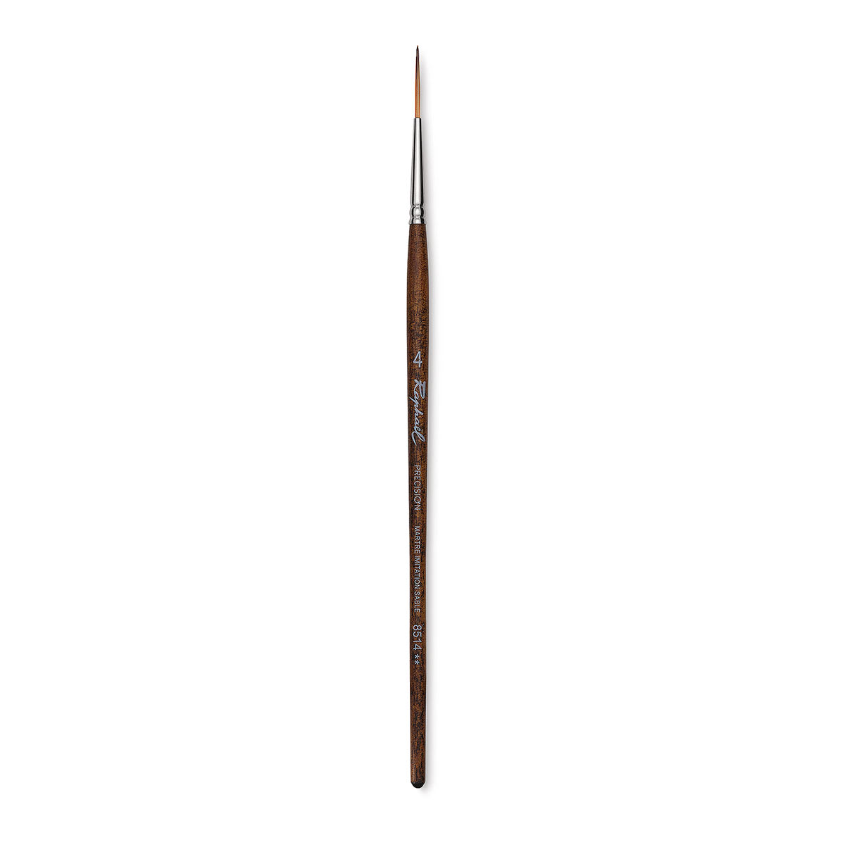 Raphaël Precision Brush - Liner, Size 4, Short Handle