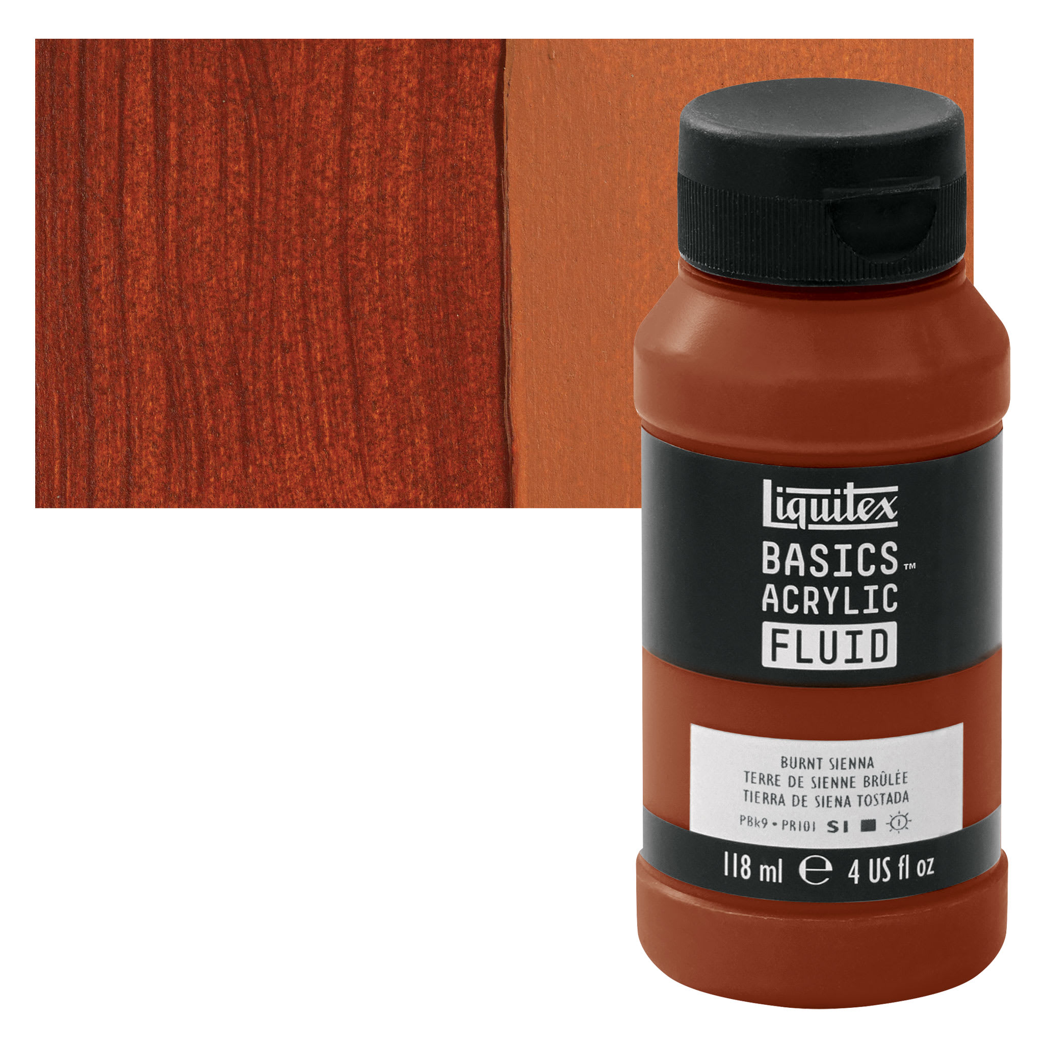 Liquitex® BASICS® 4 oz Acrylic Fluid Paint in 127 Burnt Sienna | 4 fl oz