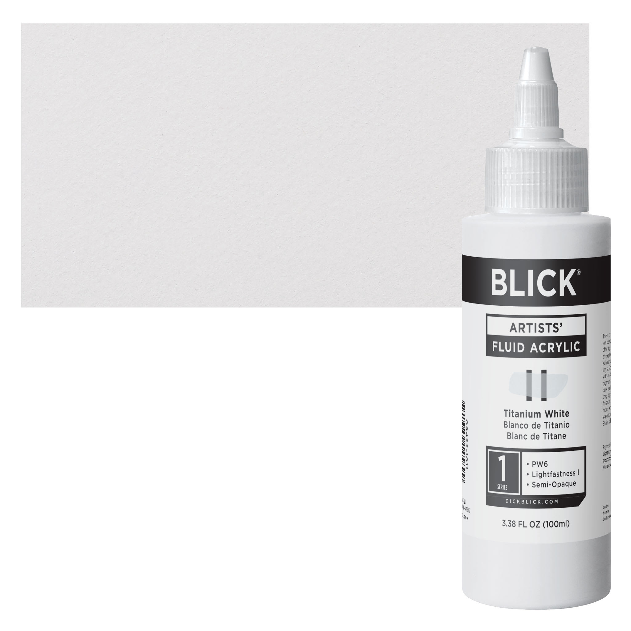 Blick Artists Fluid Acrylic - Titanium White, 100 ml