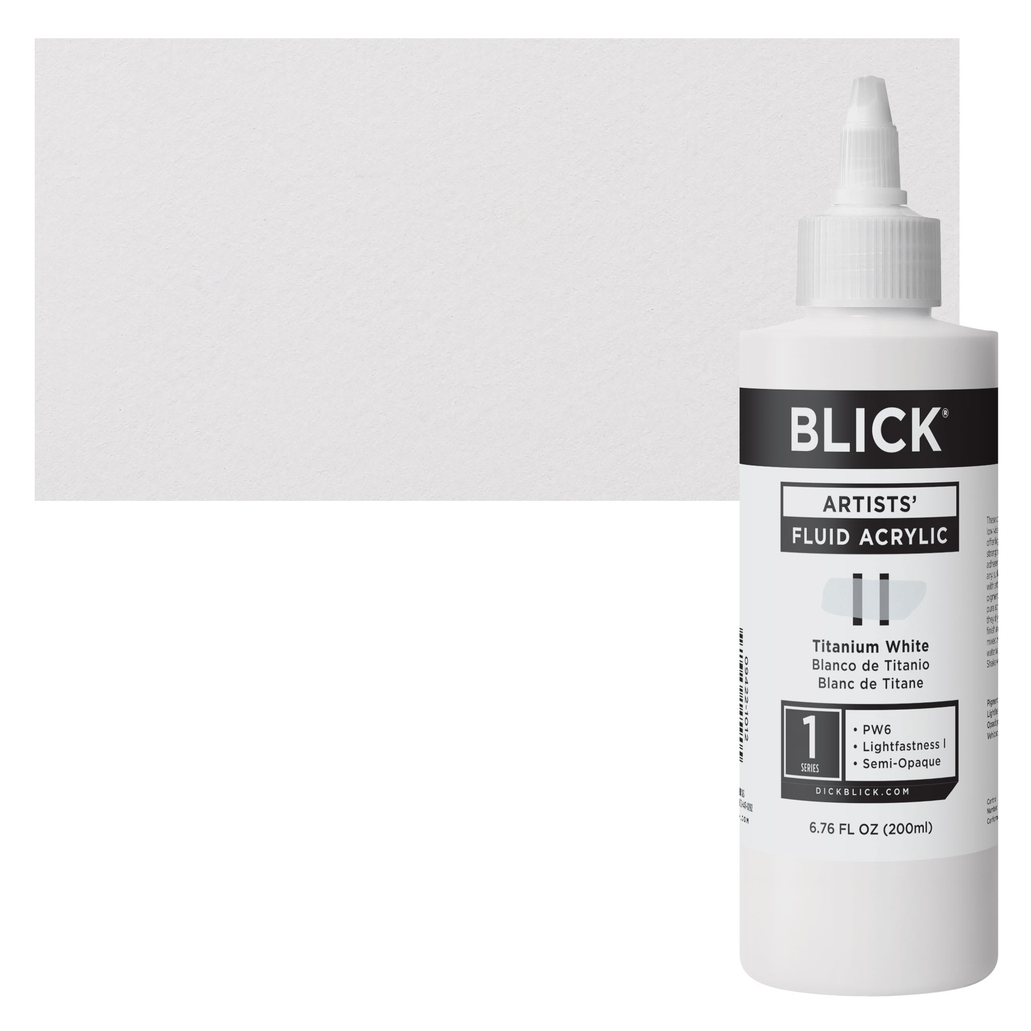Blick Artists Fluid Acrylic - Titanium White, 200 ml