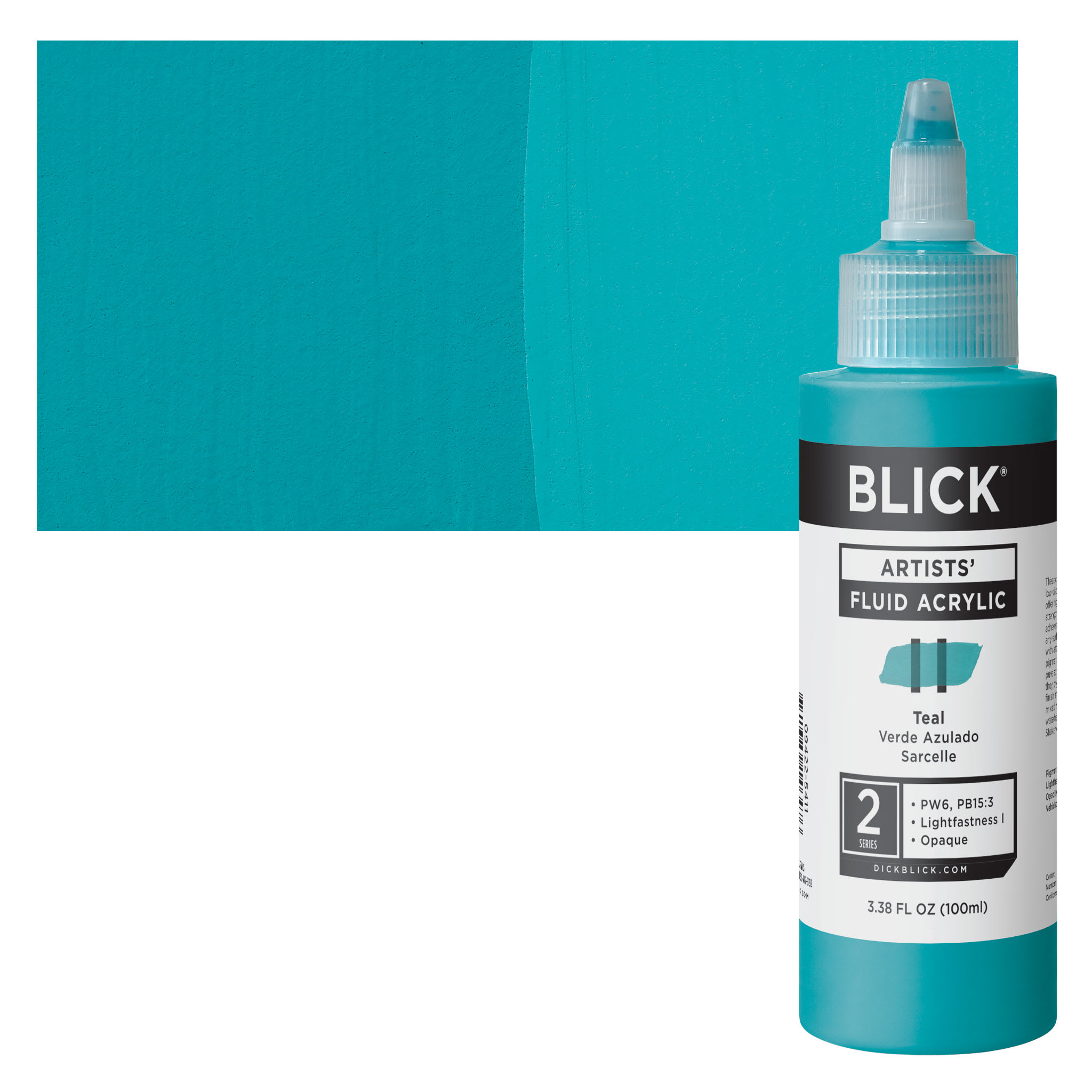Blick Artists Fluid Acrylic - Teal, 100 ml
