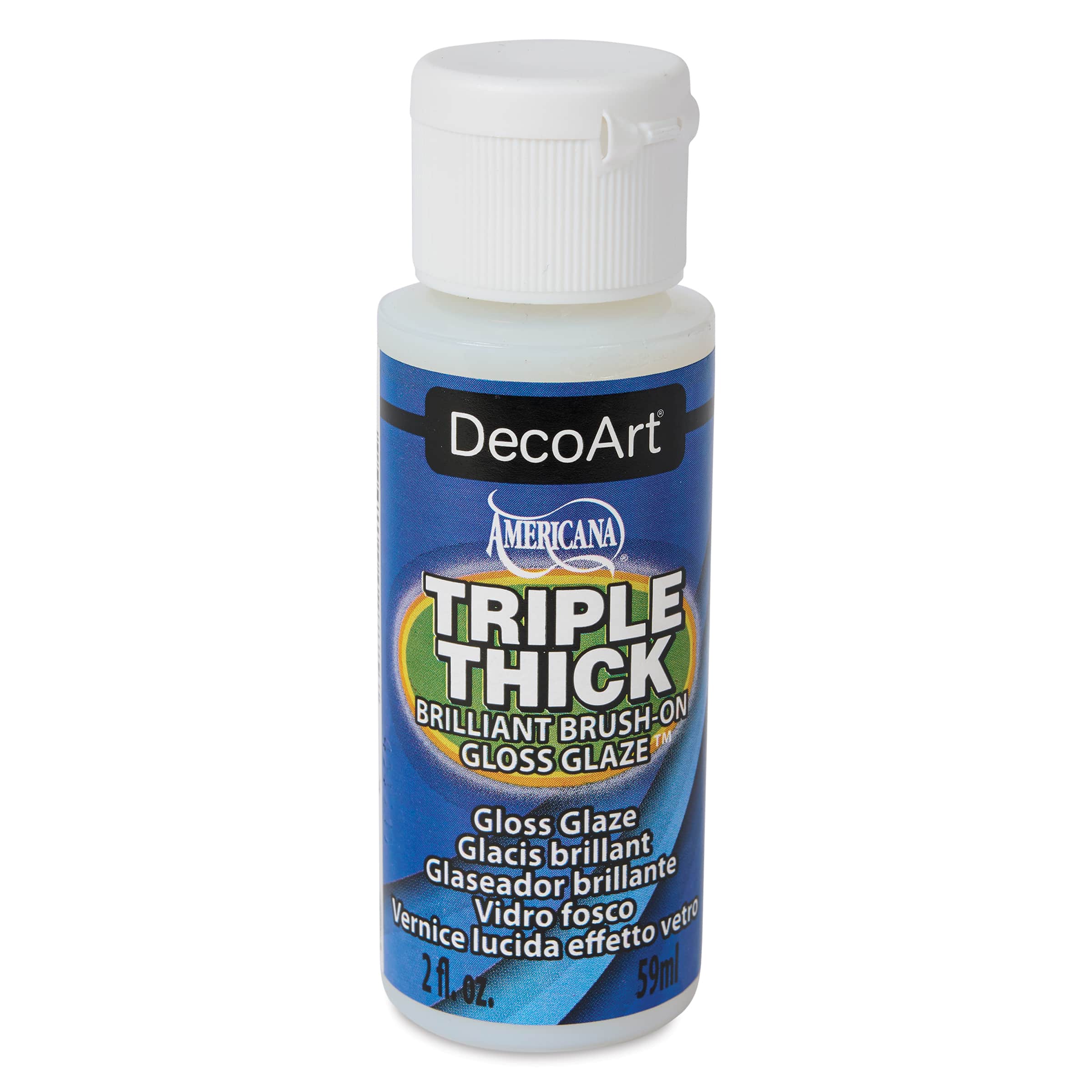 DecoArt Triple Thick Glaze Varnish - Gloss, 2 oz, Bottle
