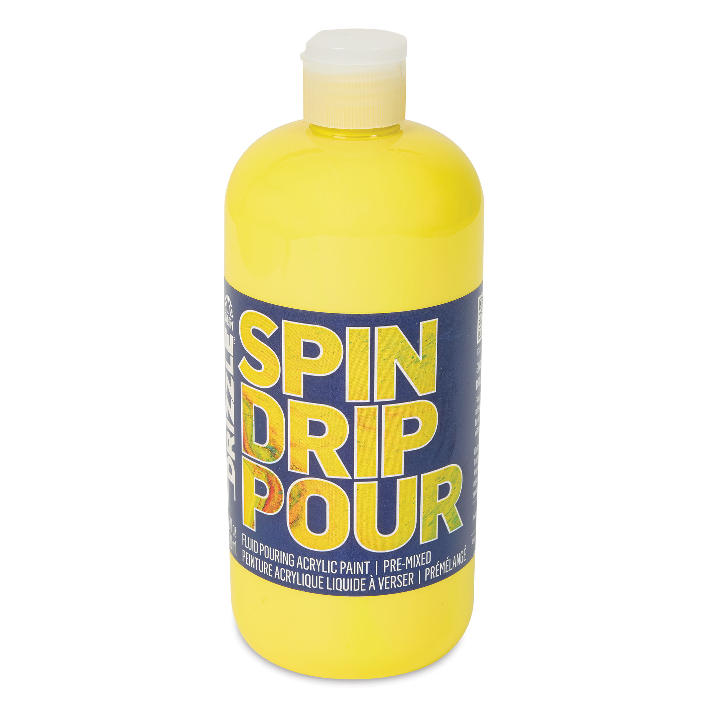 FolkArt® Drizzle™ Pre-Mixed Fluid Pouring Acrylic Paint, 17.6 oz By Folk Art in Neon Sunshine | 17.6 fl oz
