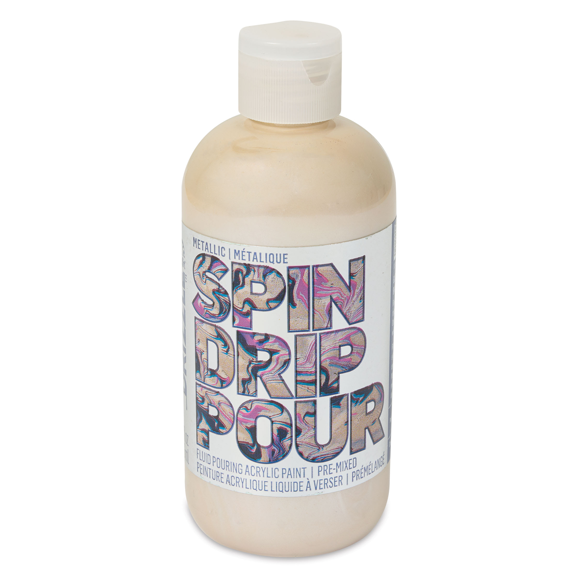 FolkArt® Drizzle™ Pre-Mixed Acrylic Pouring Paint, 9 oz By Folk Art in Brassy Metallic | 9 fl oz