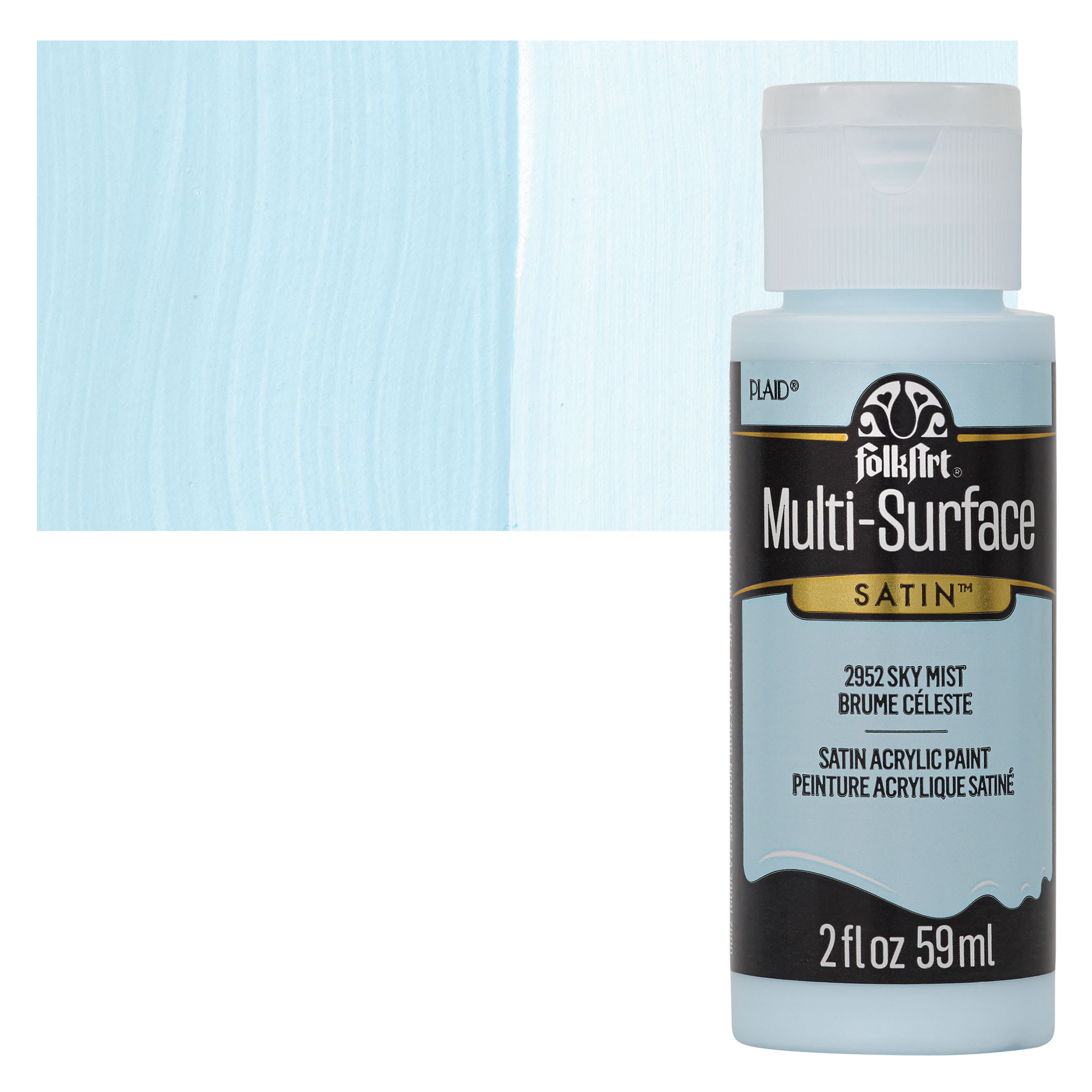 FolkArt Multi-Surface Acrylic Paint - Sky Mist, 59 ml