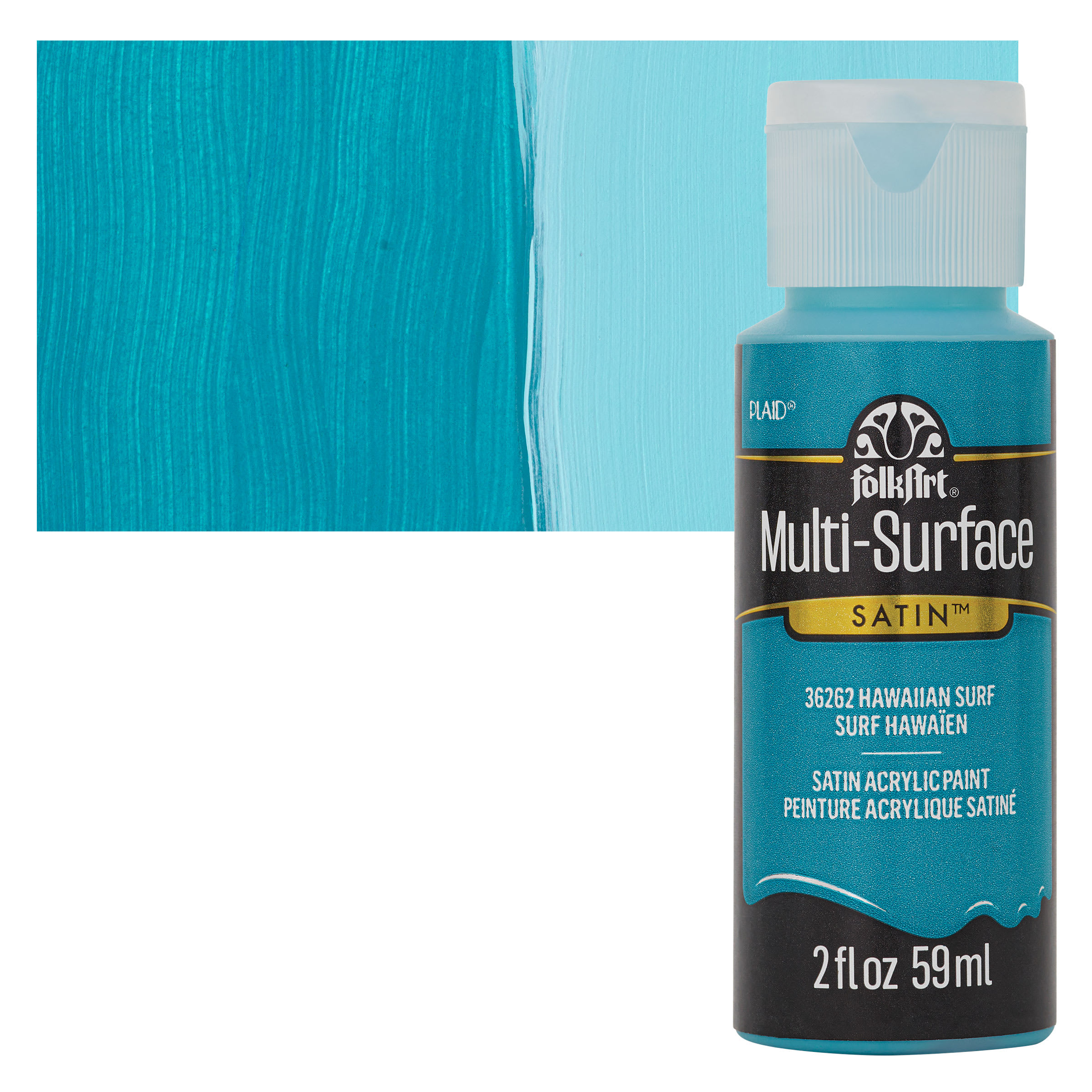 FolkArt Multi-Surface Acrylic Paint - Hawaiian Surf, 59 ml
